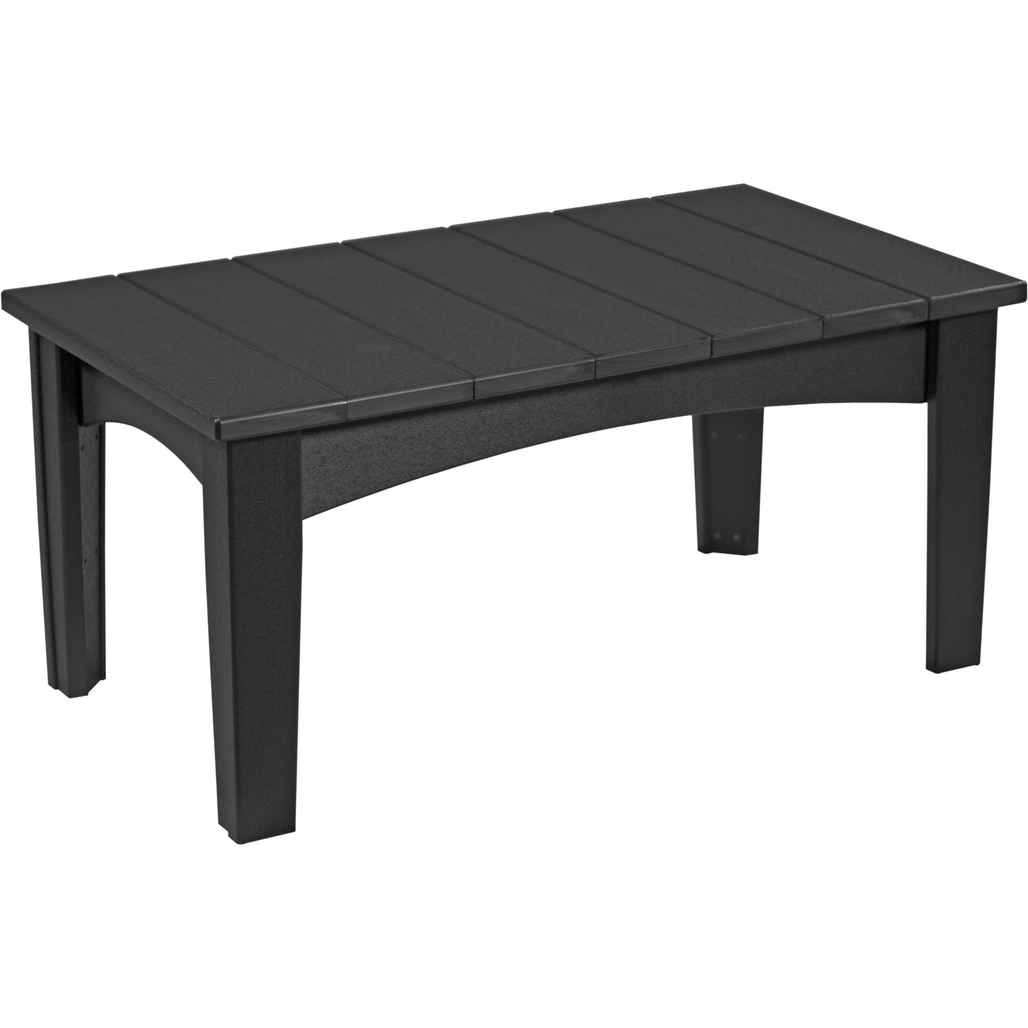LuxCraft Island Coffee Table – Outdoor Poly Patio Coffee Table (ICT)