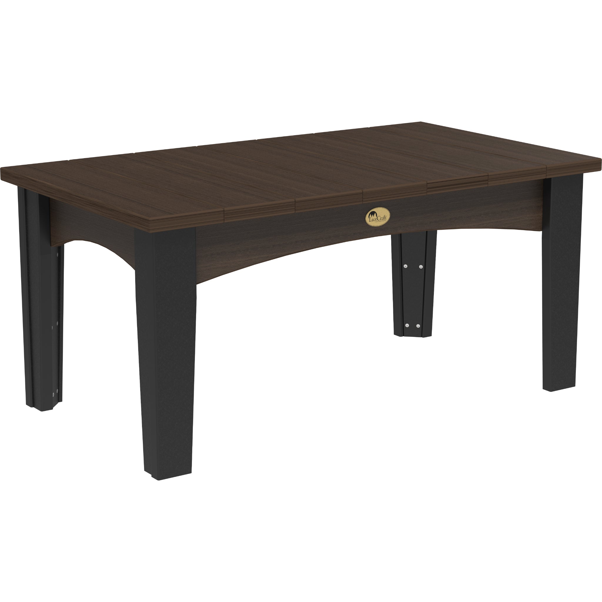 LuxCraft Island Coffee Table – Outdoor Poly Patio Coffee Table (ICT)