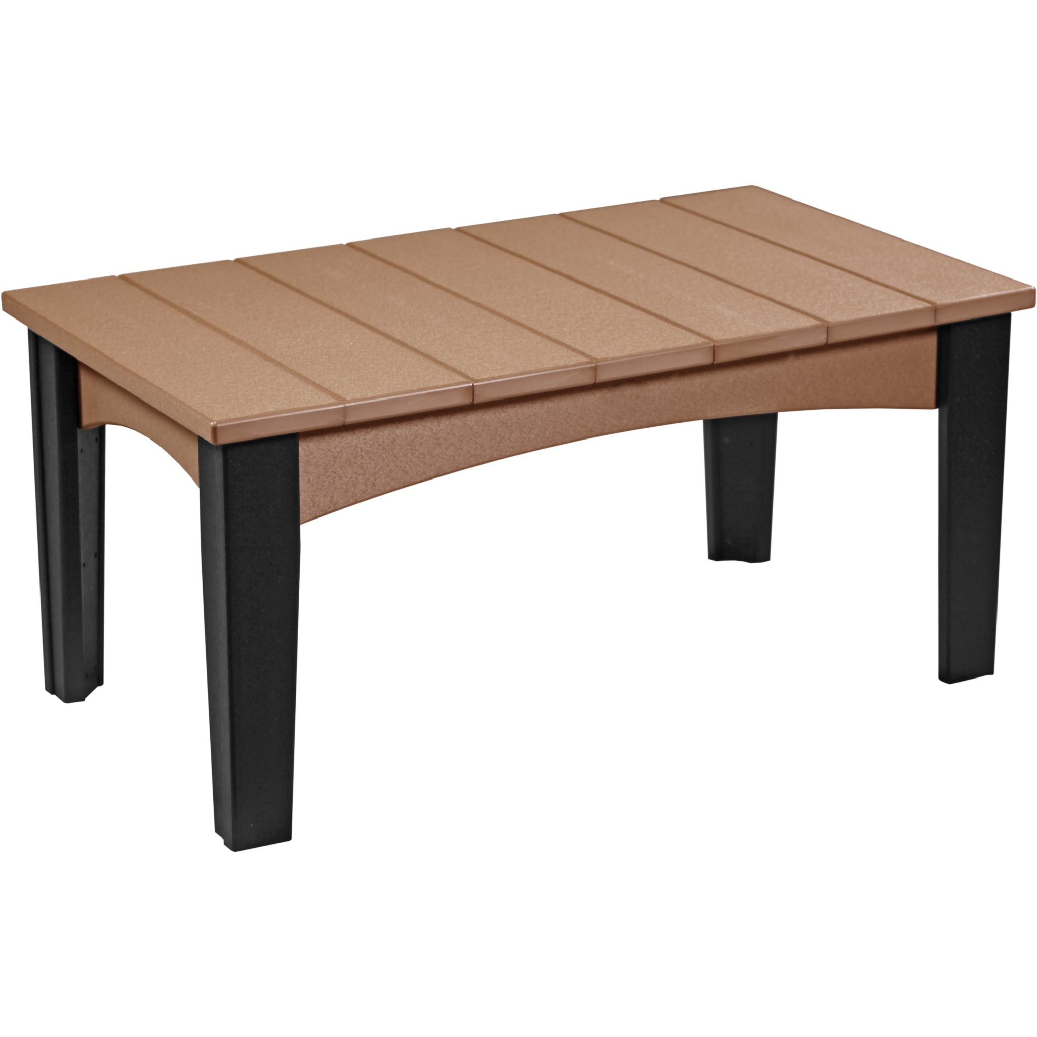 LuxCraft Island Coffee Table – Outdoor Poly Patio Coffee Table (ICT)