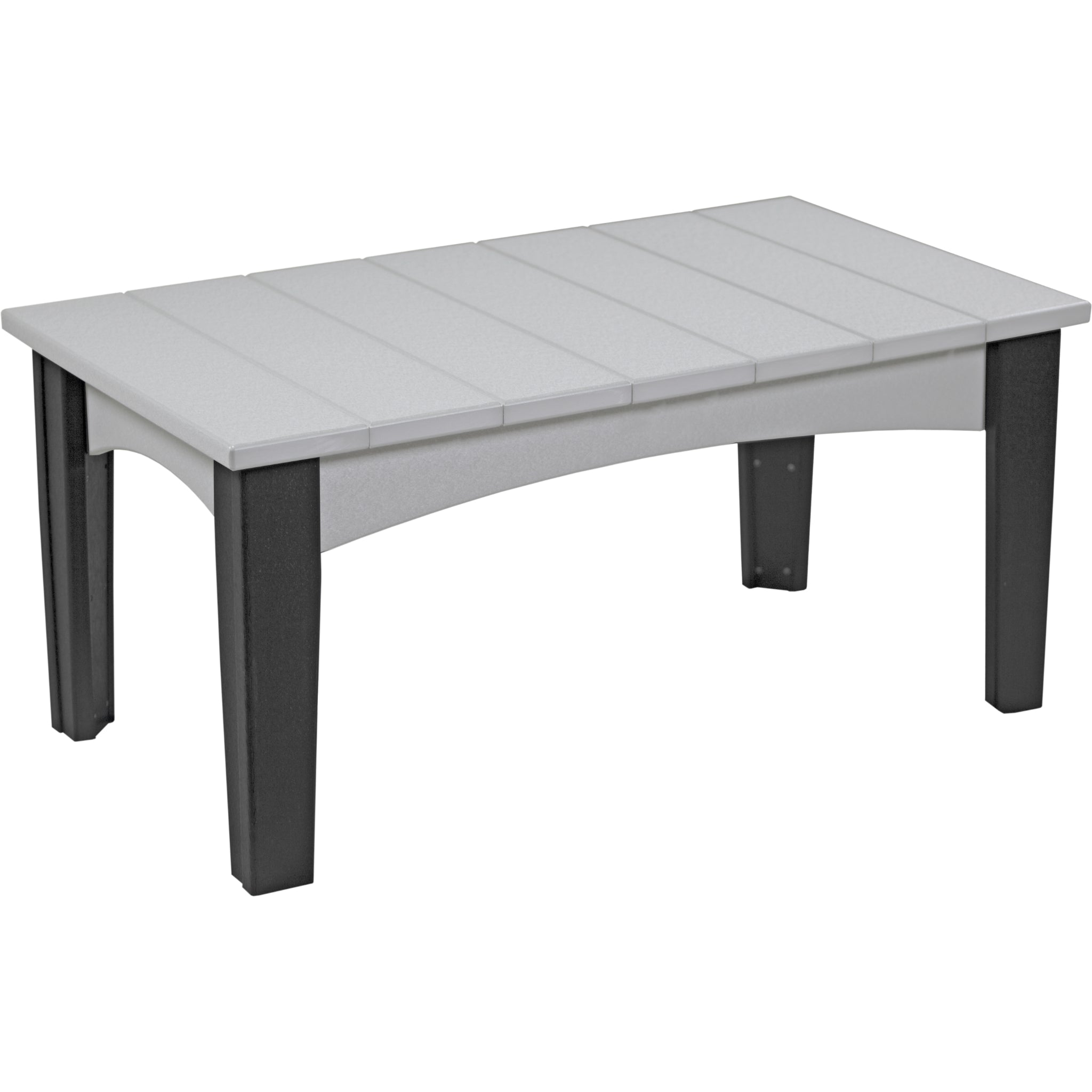 LuxCraft Island Coffee Table – Outdoor Poly Patio Coffee Table (ICT)