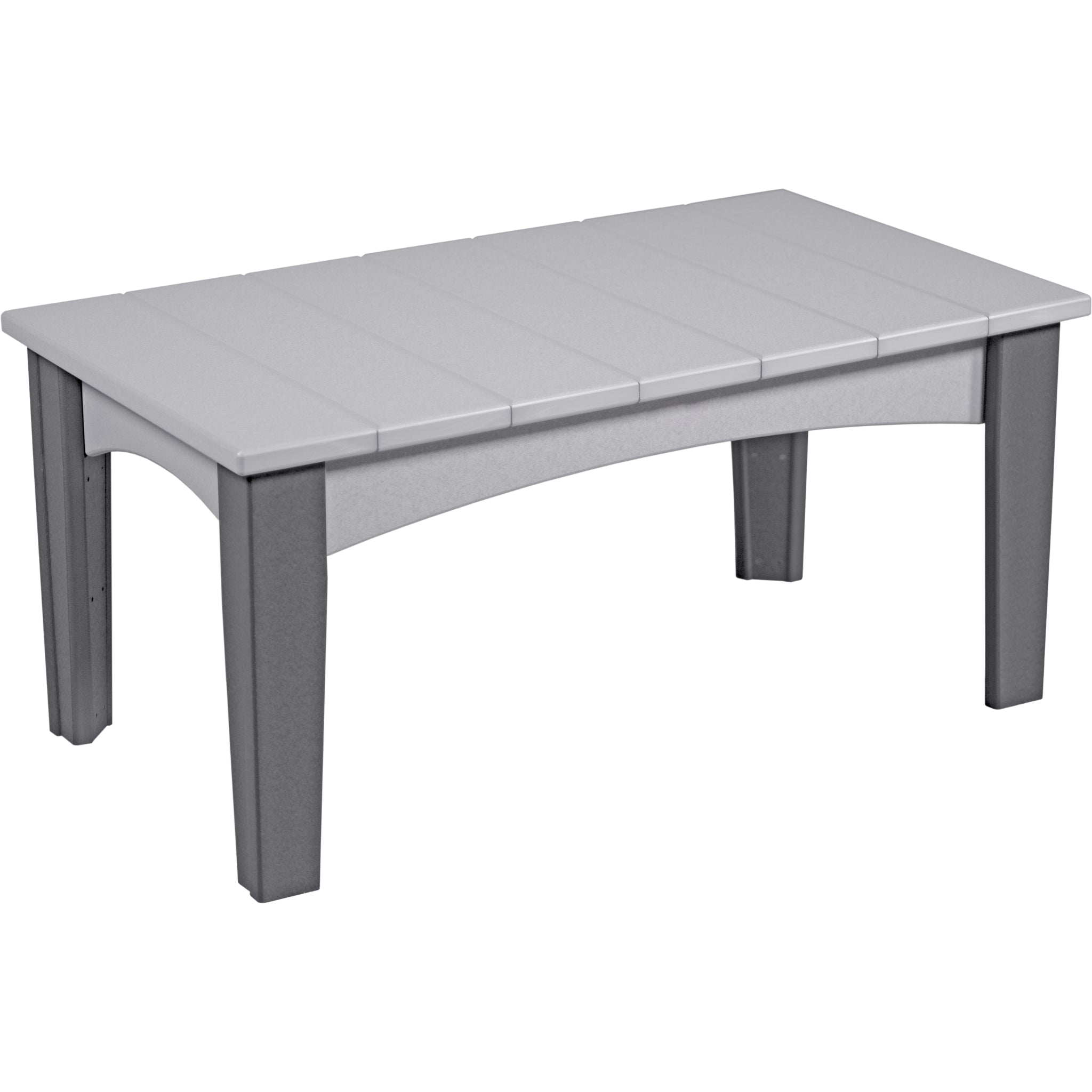 LuxCraft Island Coffee Table – Outdoor Poly Patio Coffee Table (ICT)