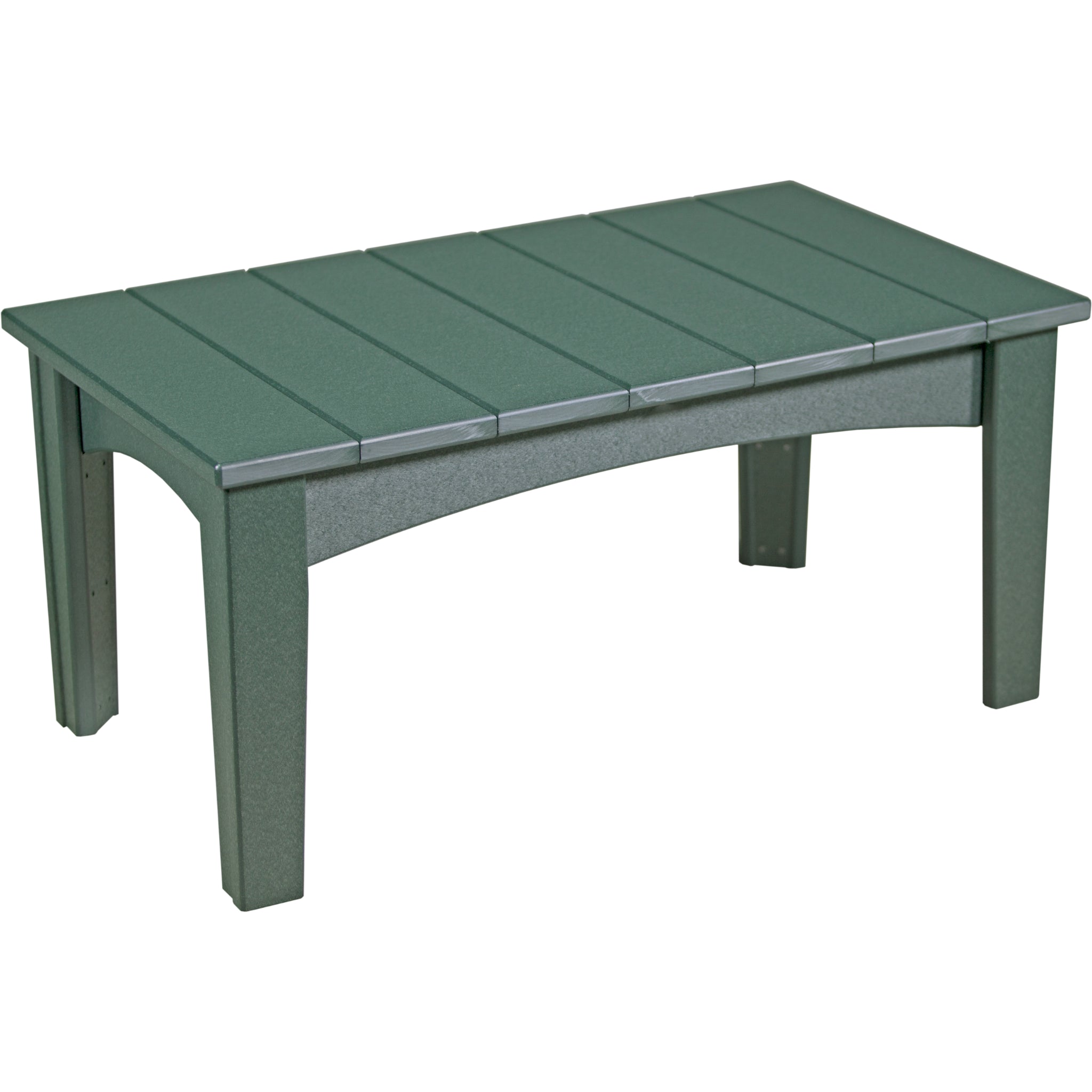 LuxCraft Island Coffee Table – Outdoor Poly Patio Coffee Table (ICT)