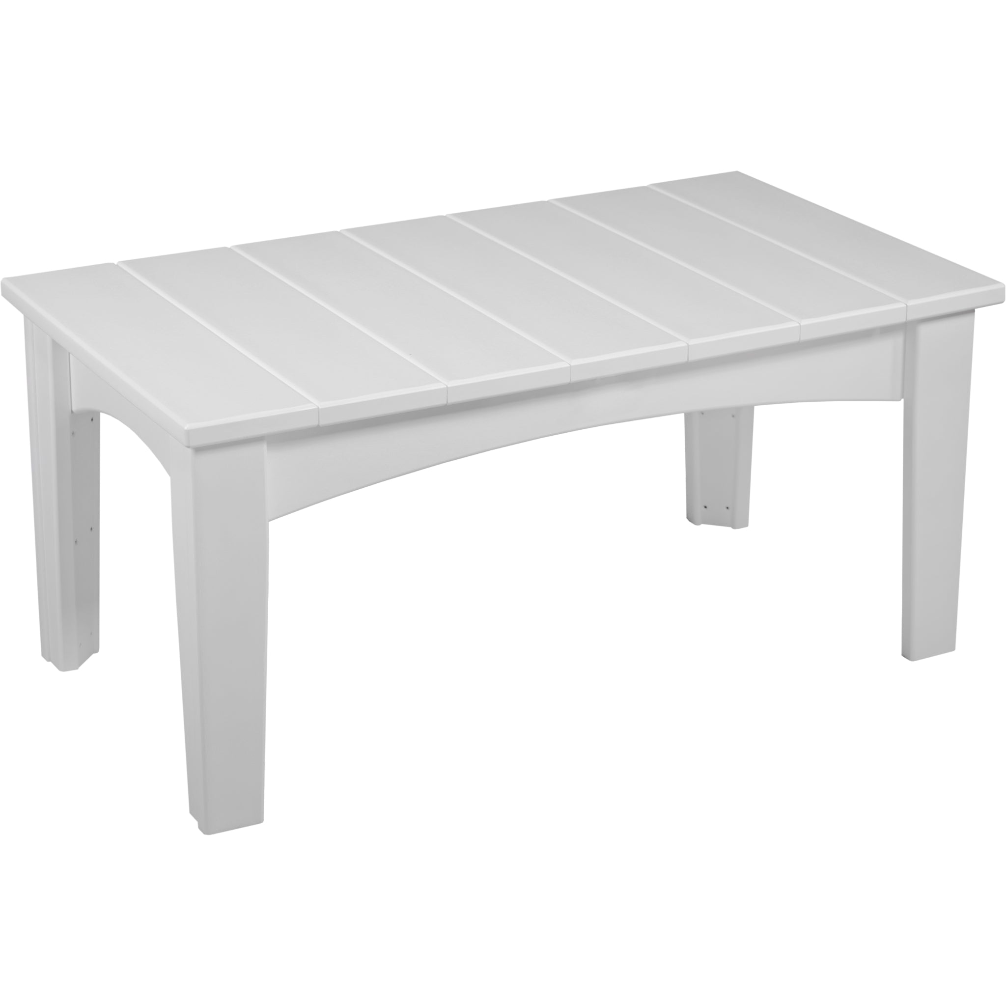 LuxCraft Island Coffee Table – Outdoor Poly Patio Coffee Table (ICT)