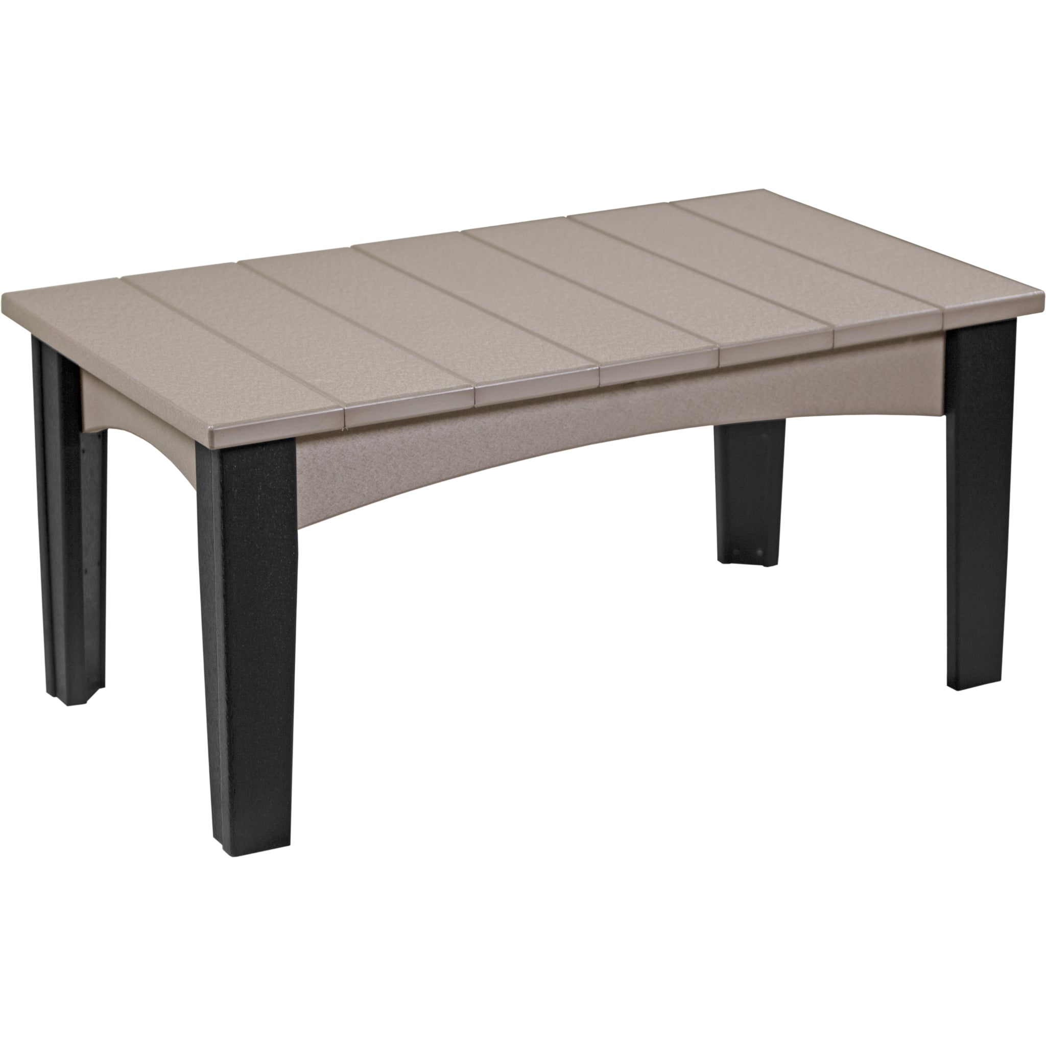 LuxCraft Island Coffee Table – Outdoor Poly Patio Coffee Table (ICT)