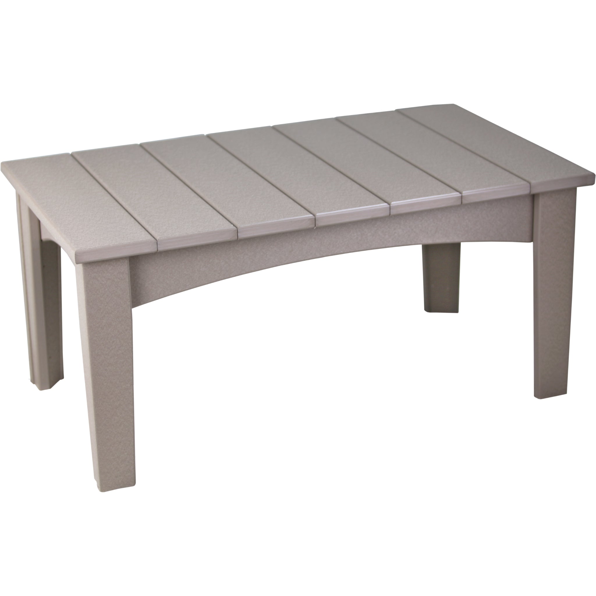 LuxCraft Island Coffee Table – Outdoor Poly Patio Coffee Table (ICT)