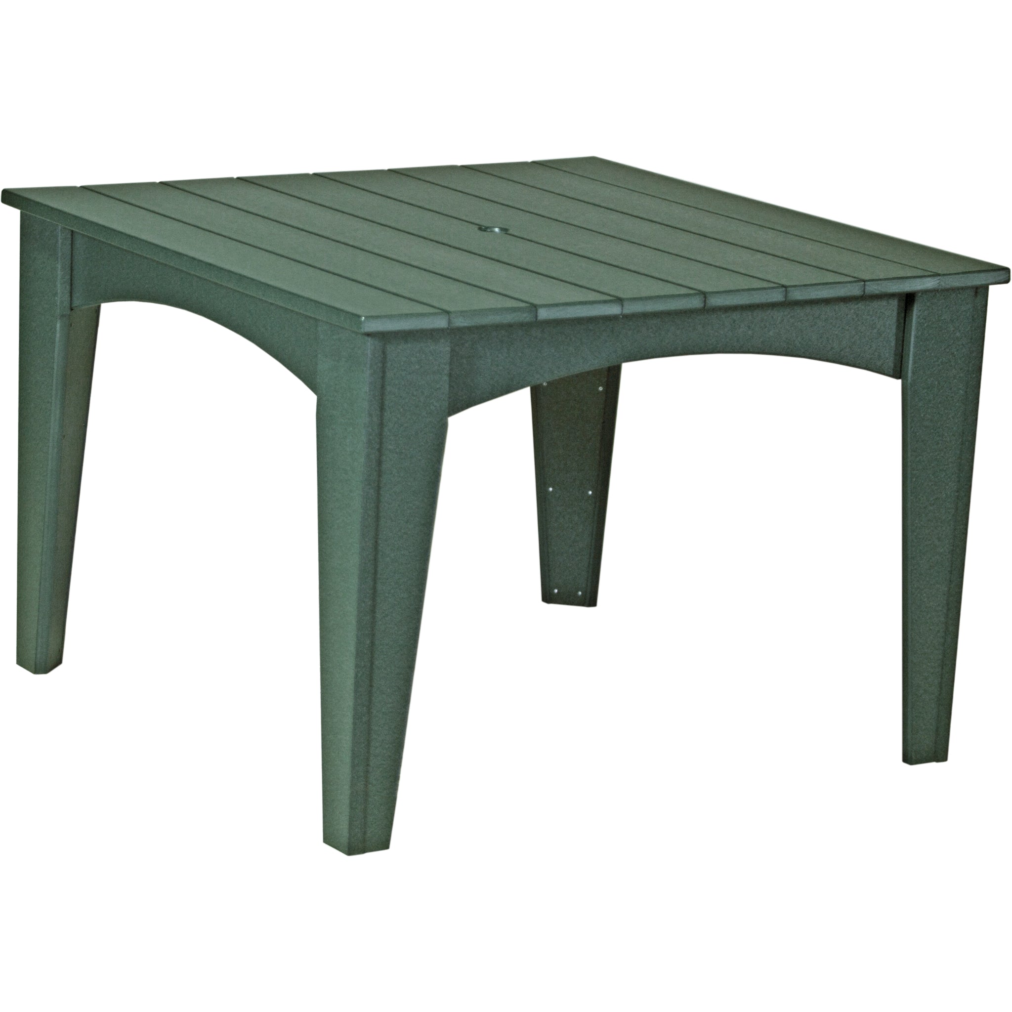 LuxCraft Island 44″ Square Dining Table – Outdoor Poly Patio Dining Table (IDT44S)