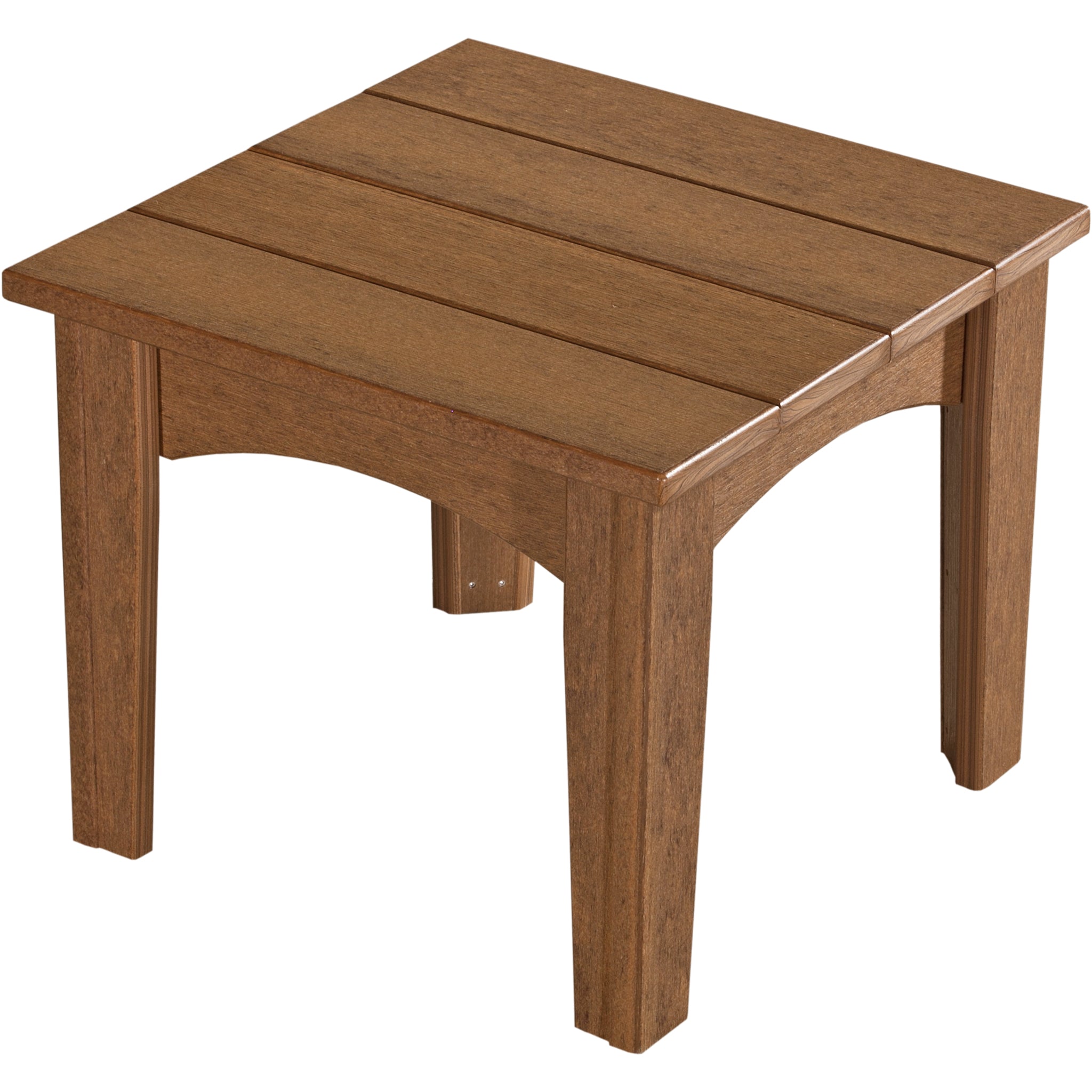 LuxCraft Island End Table – Outdoor Poly Patio Side Table (IET)