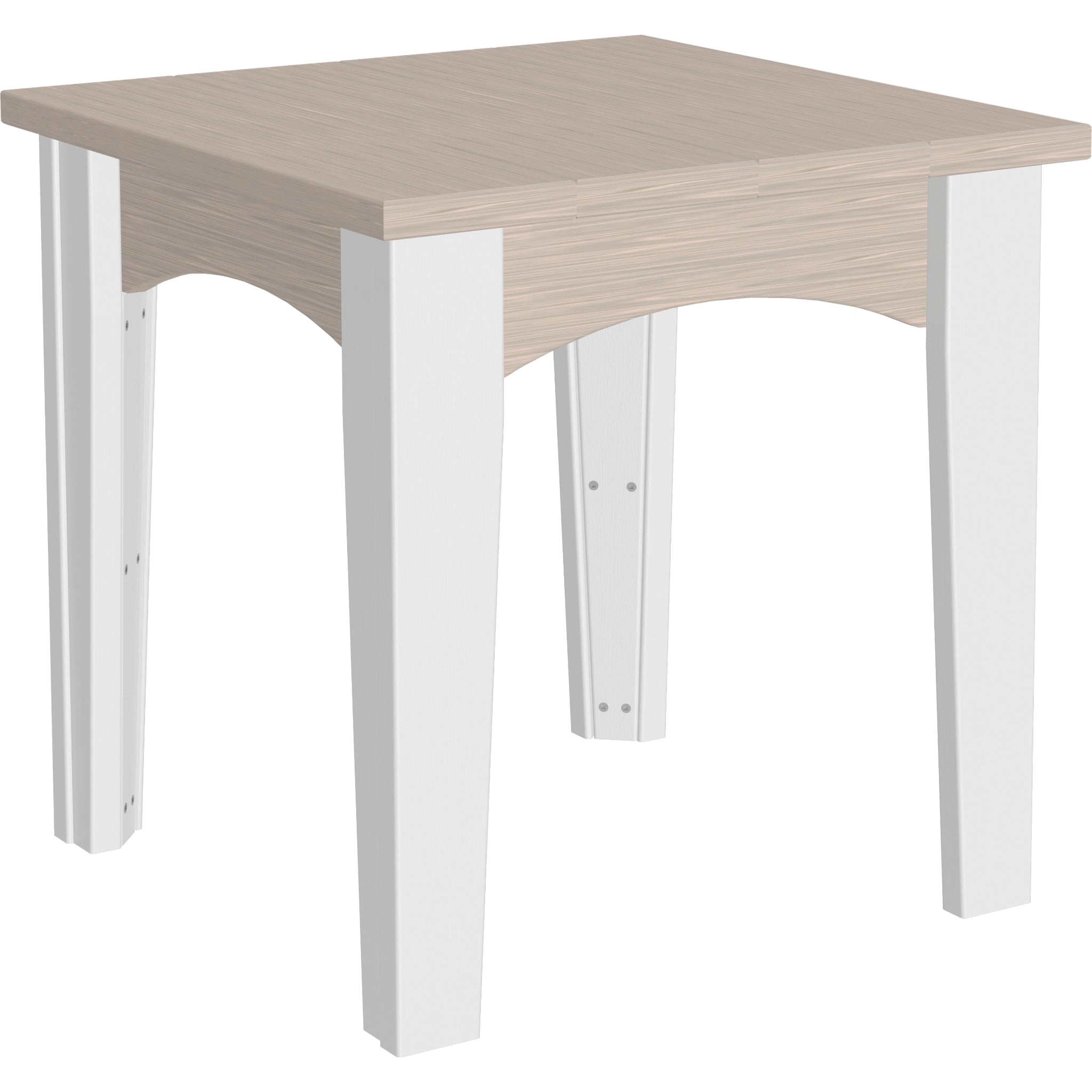 LuxCraft Island End Table – Outdoor Poly Patio Side Table (IET)
