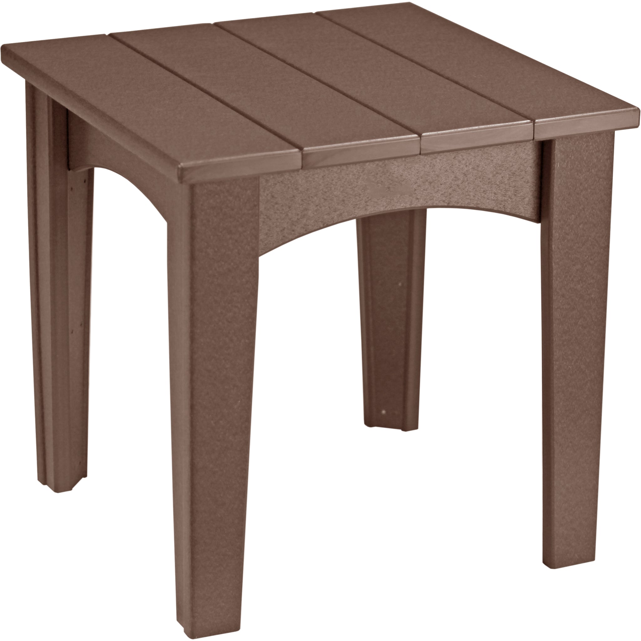 LuxCraft Island End Table – Outdoor Poly Patio Side Table (IET)