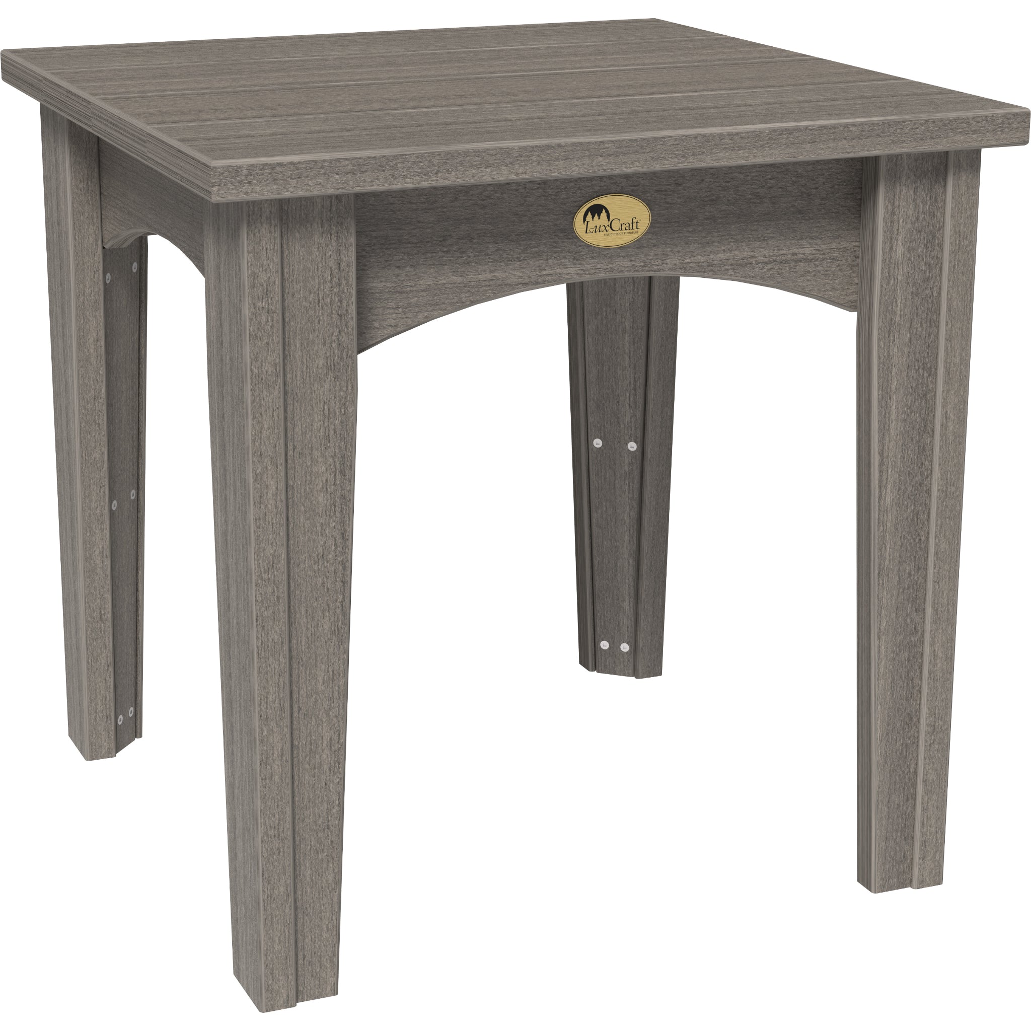 LuxCraft Island End Table – Outdoor Poly Patio Side Table (IET)
