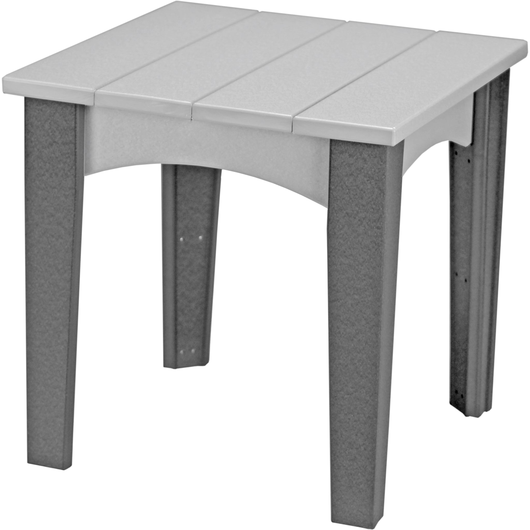 LuxCraft Island End Table – Outdoor Poly Patio Side Table (IET)