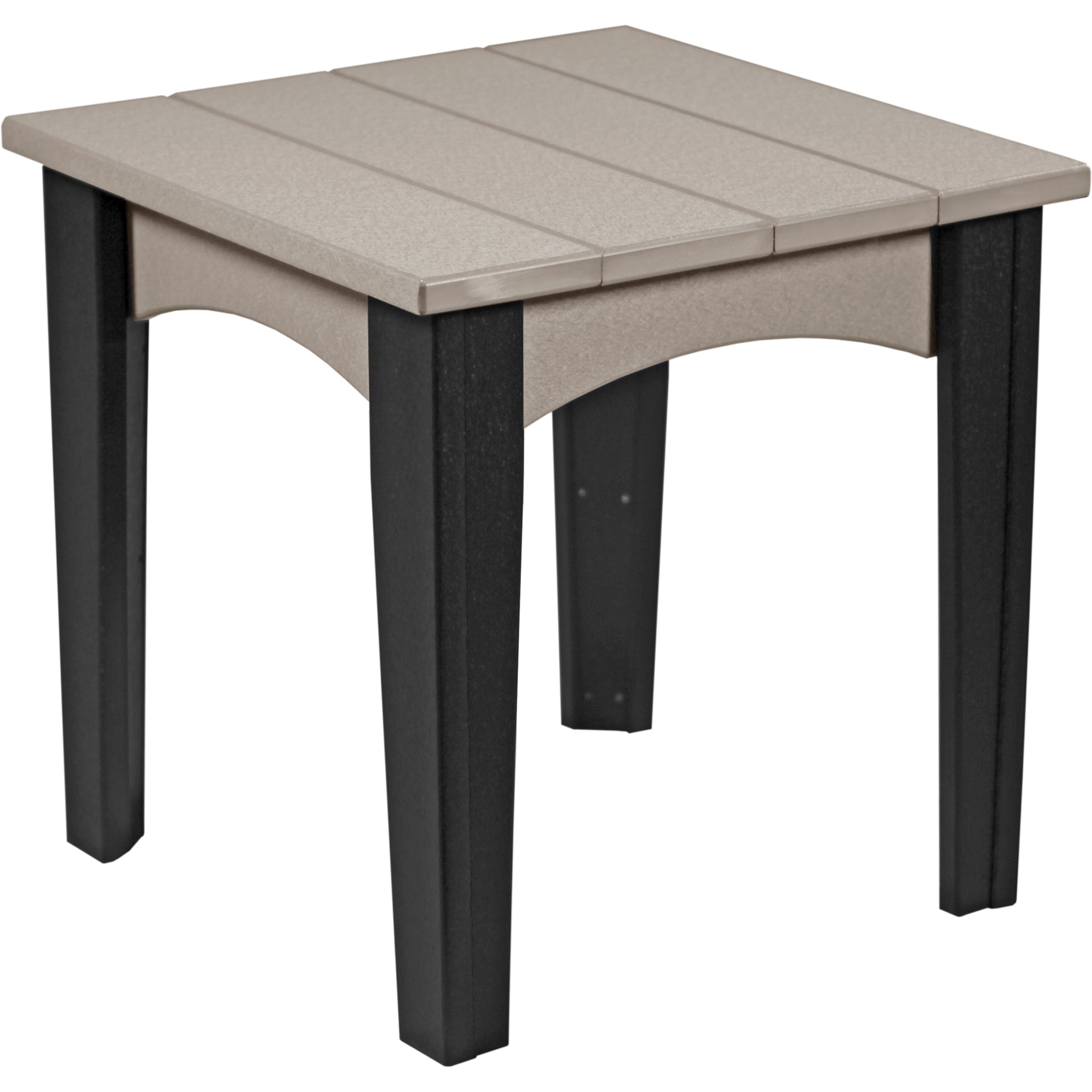LuxCraft Island End Table – Outdoor Poly Patio Side Table (IET)