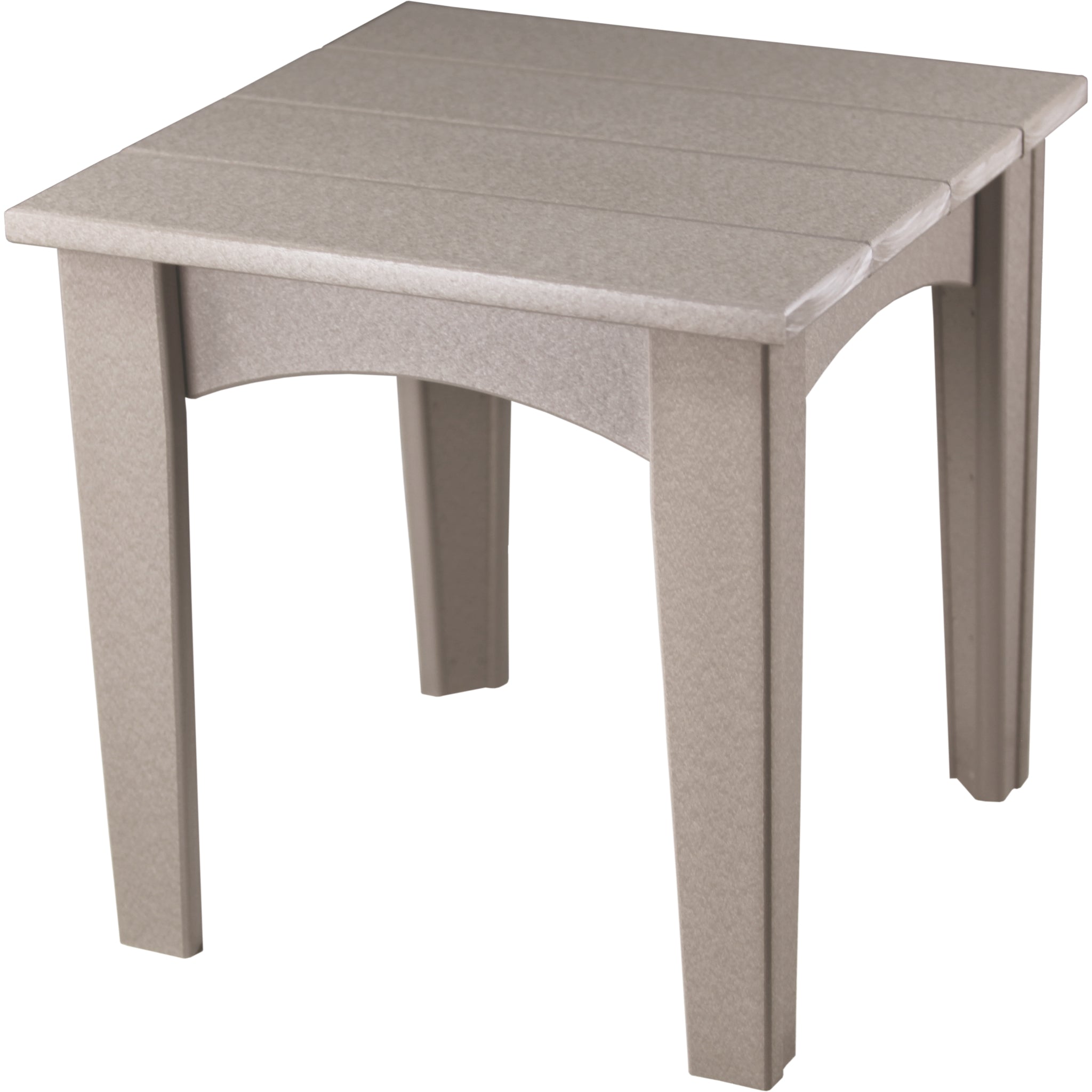 LuxCraft Island End Table – Outdoor Poly Patio Side Table (IET)