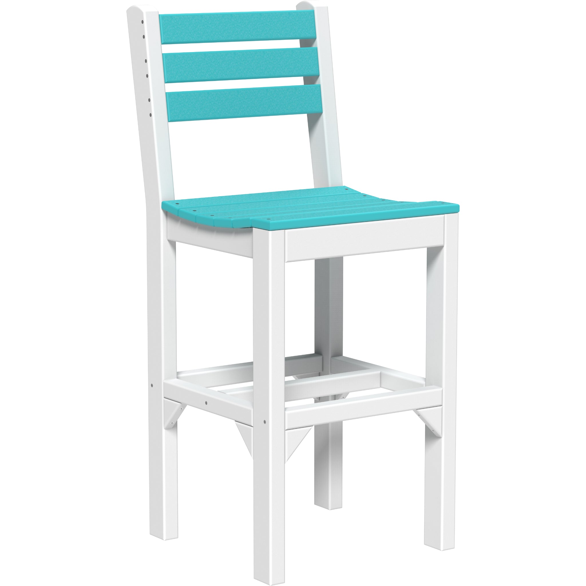 LuxCraft Island Side Chair – Outdoor Poly Bar Chair (ISC)