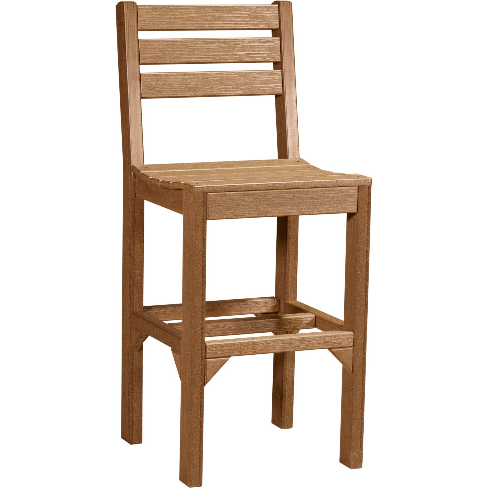 LuxCraft Island Side Chair – Outdoor Poly Bar Chair (ISC)