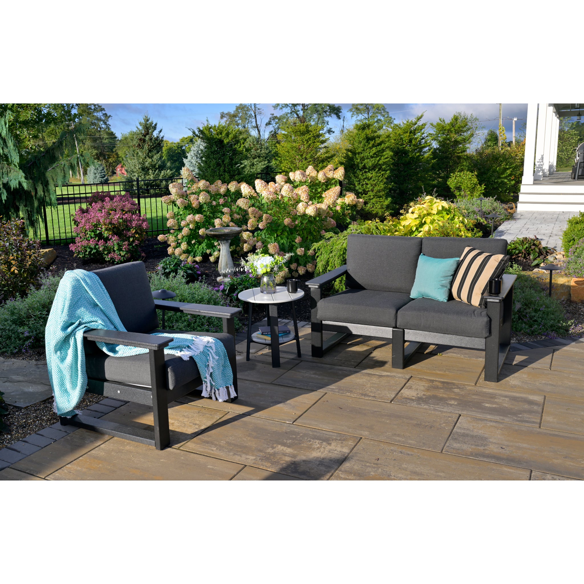 LuxCraft Lanai Deep Seating – Outdoor Poly Patio Lounge Set (LDS)