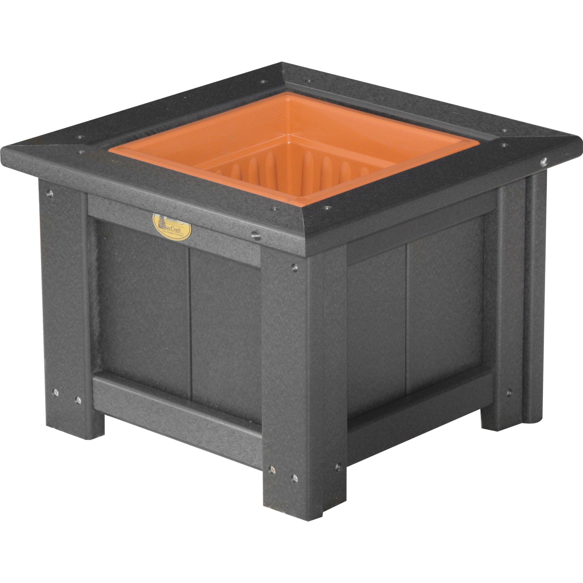 LuxCraft 15″ Square Planter – Outdoor Poly Patio Planter (P15SP)