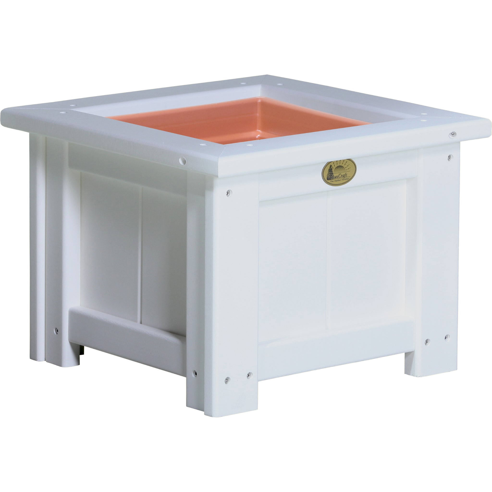 LuxCraft 15″ Square Planter – Outdoor Poly Patio Planter (P15SP)