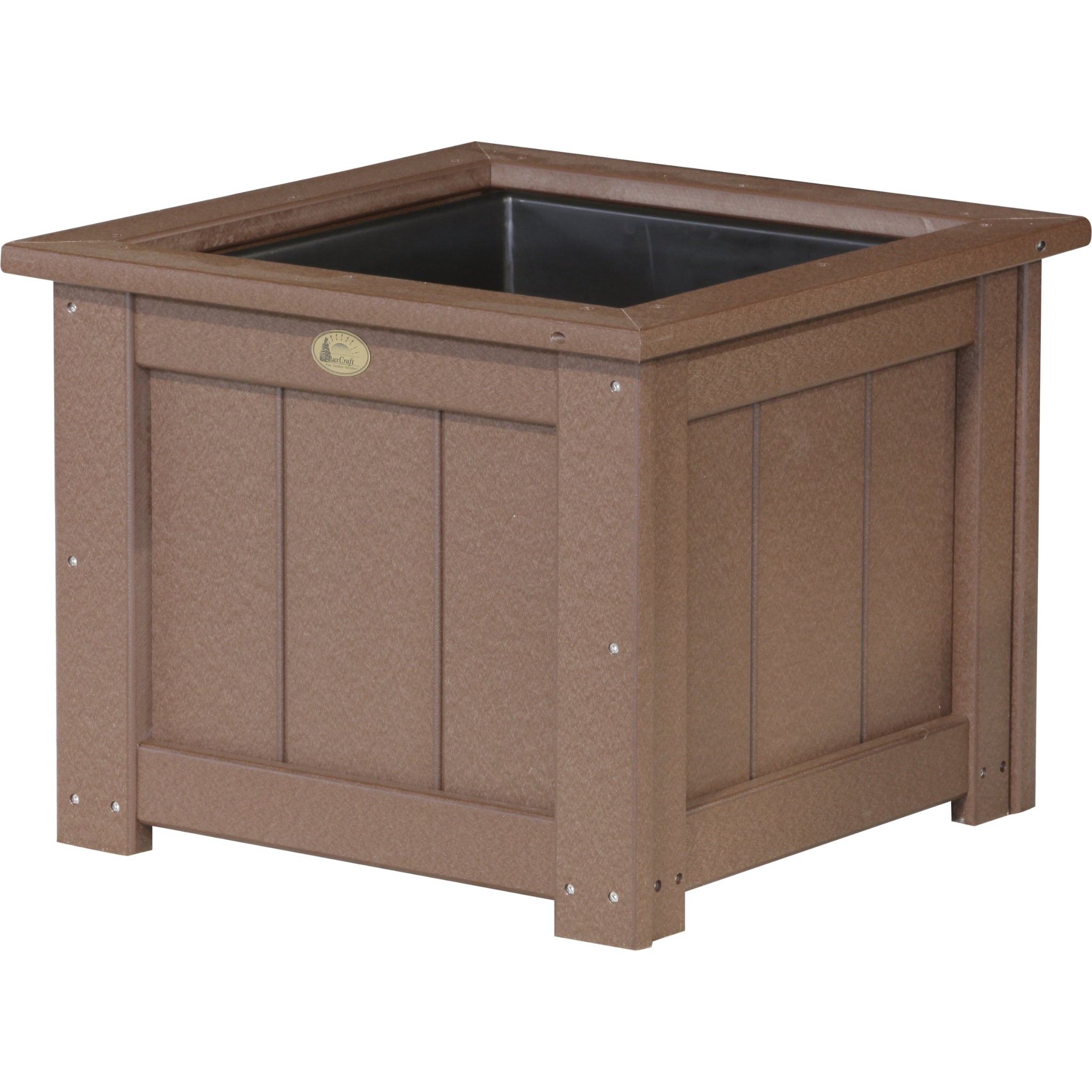LuxCraft 24″ Square Planter – Outdoor Poly Patio Planter (P24SP)