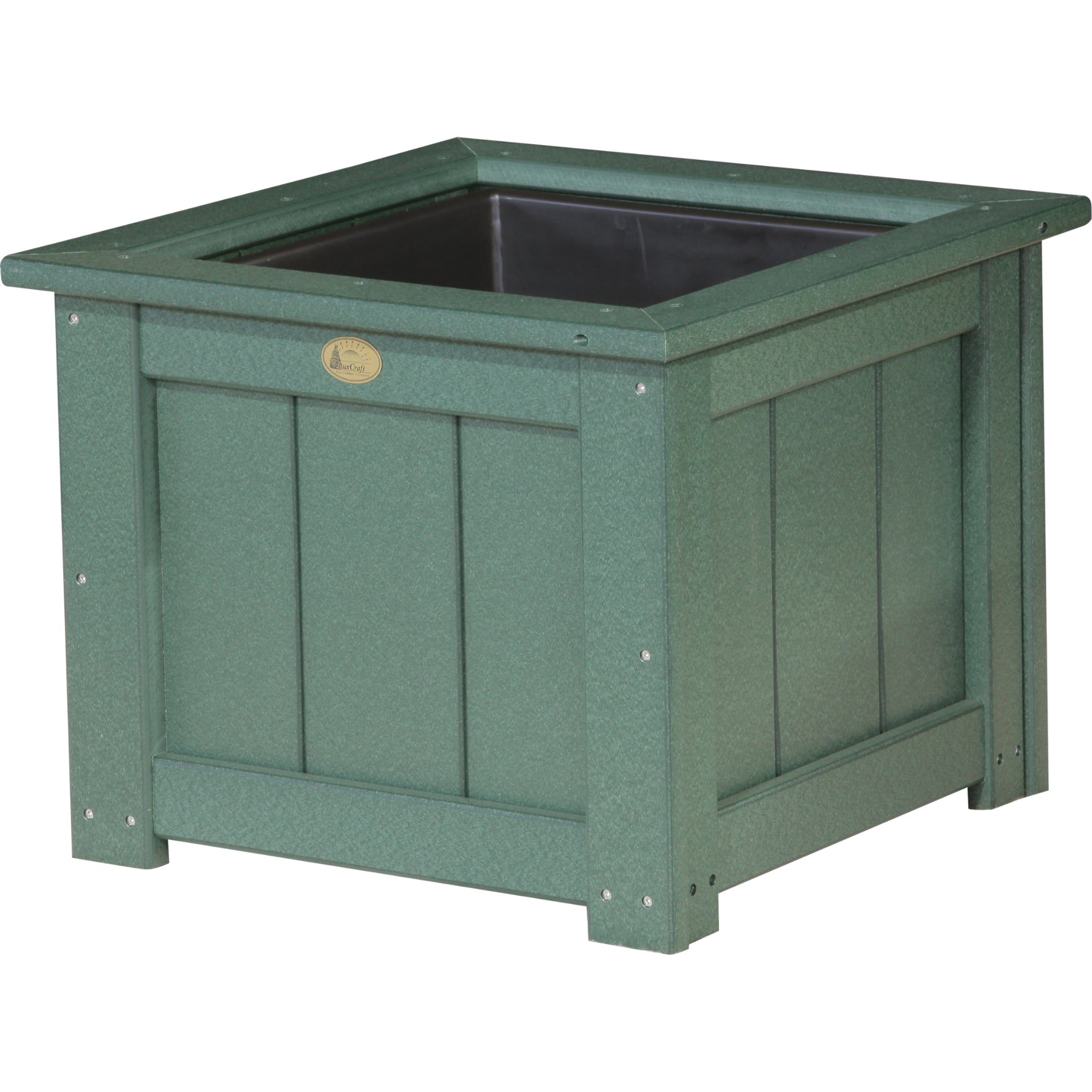 LuxCraft 24″ Square Planter – Outdoor Poly Patio Planter (P24SP)