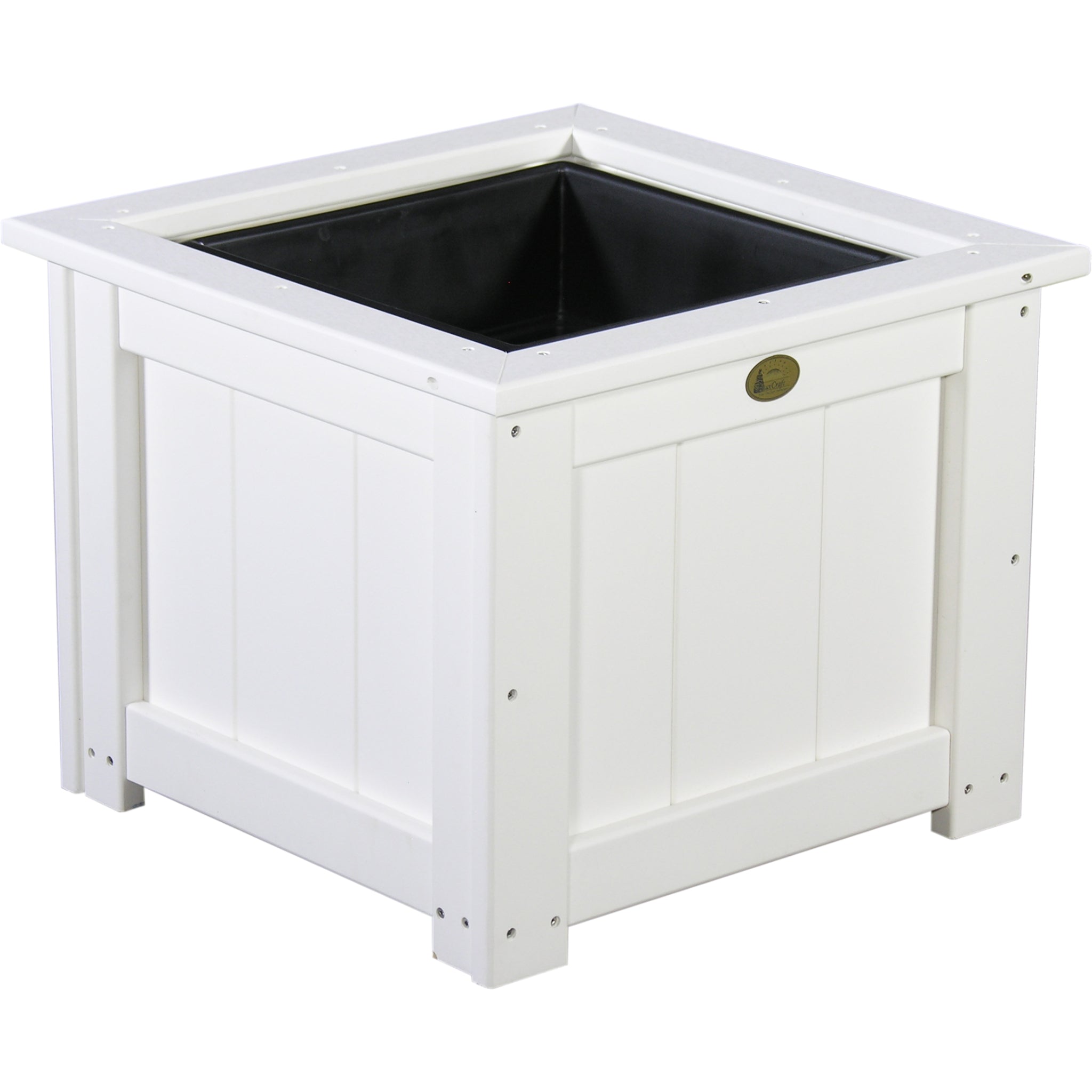 LuxCraft 24″ Square Planter – Outdoor Poly Patio Planter (P24SP)