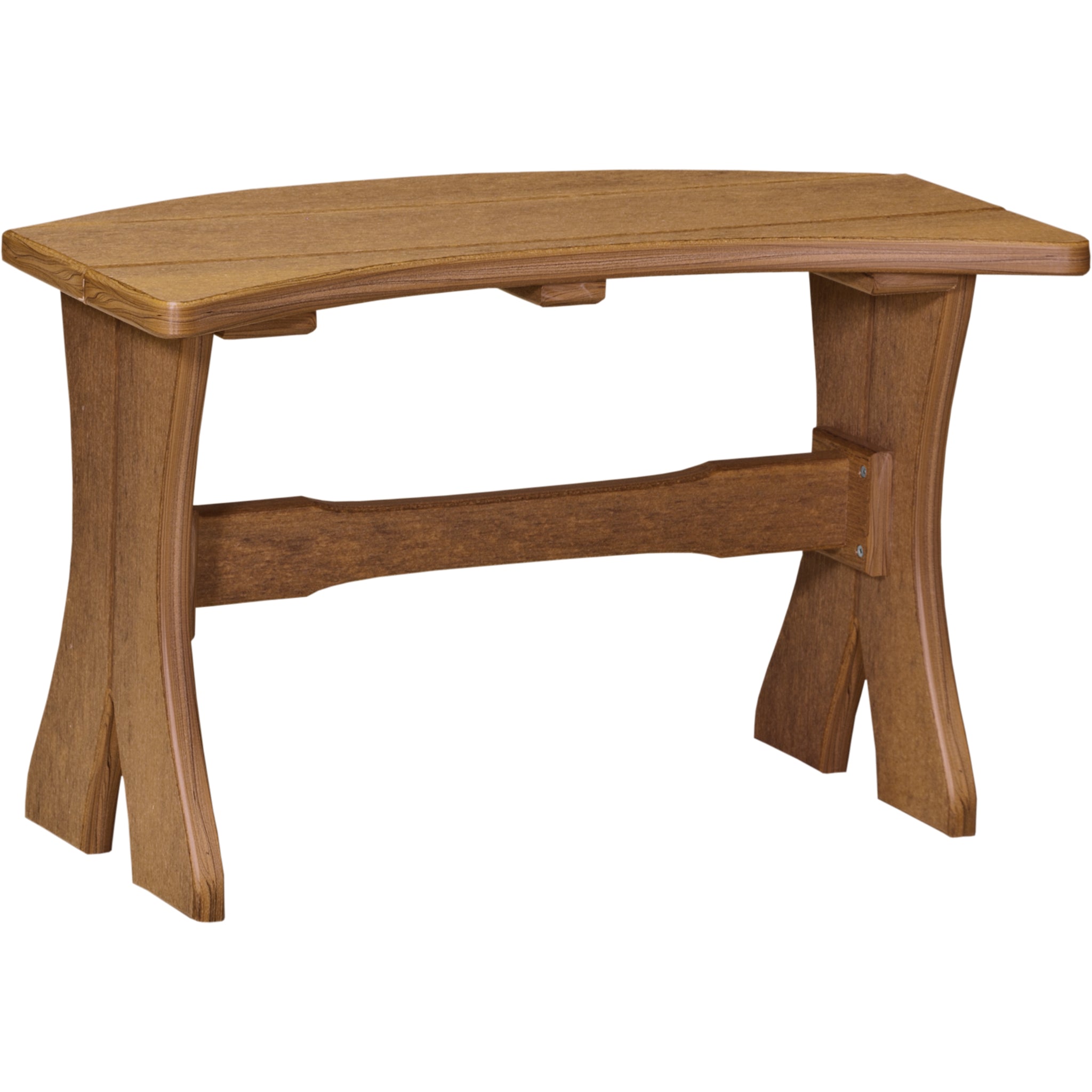LuxCraft 28″ Table Bench – Outdoor Poly Patio Bench (P28TB)