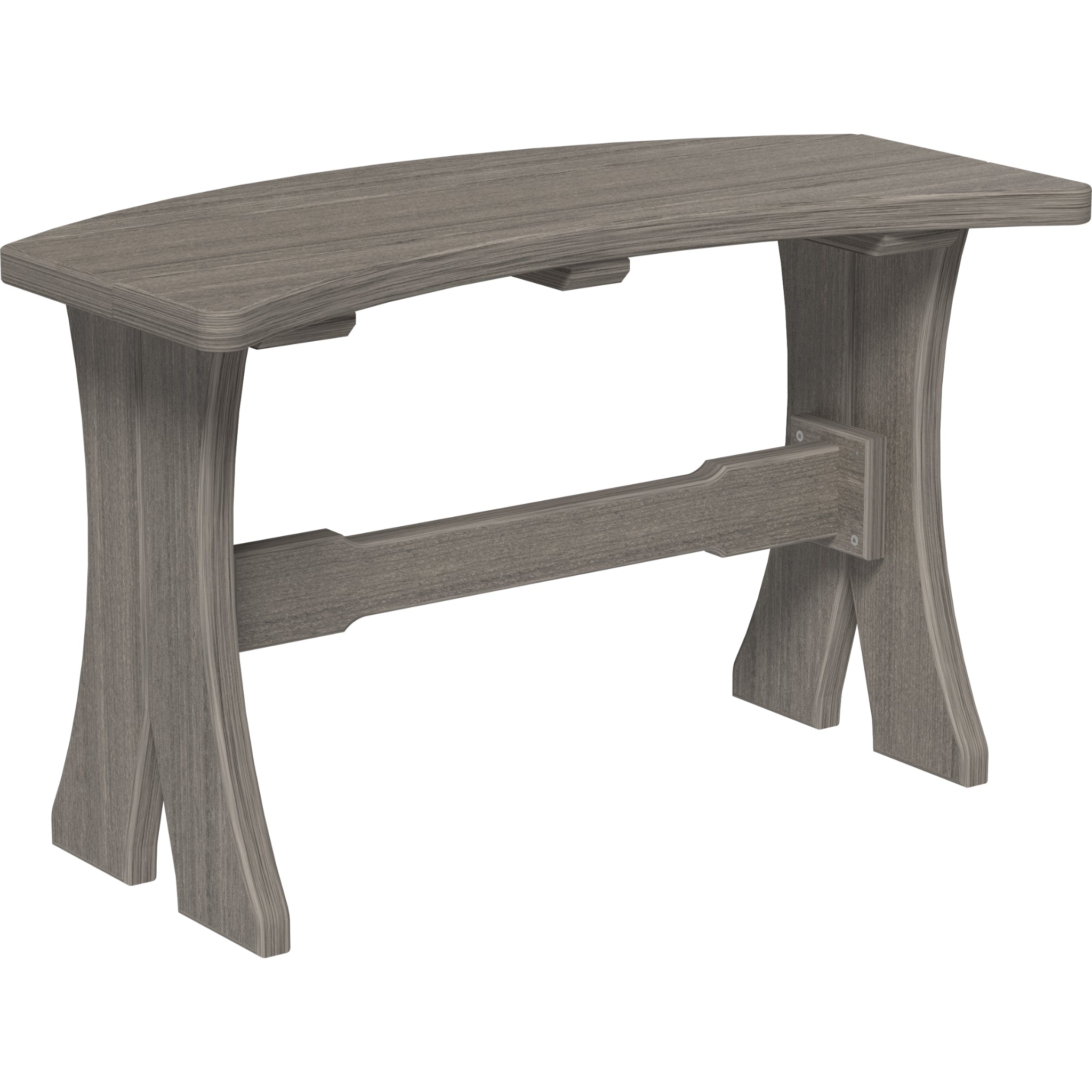 LuxCraft 28″ Table Bench – Outdoor Poly Patio Bench (P28TB)