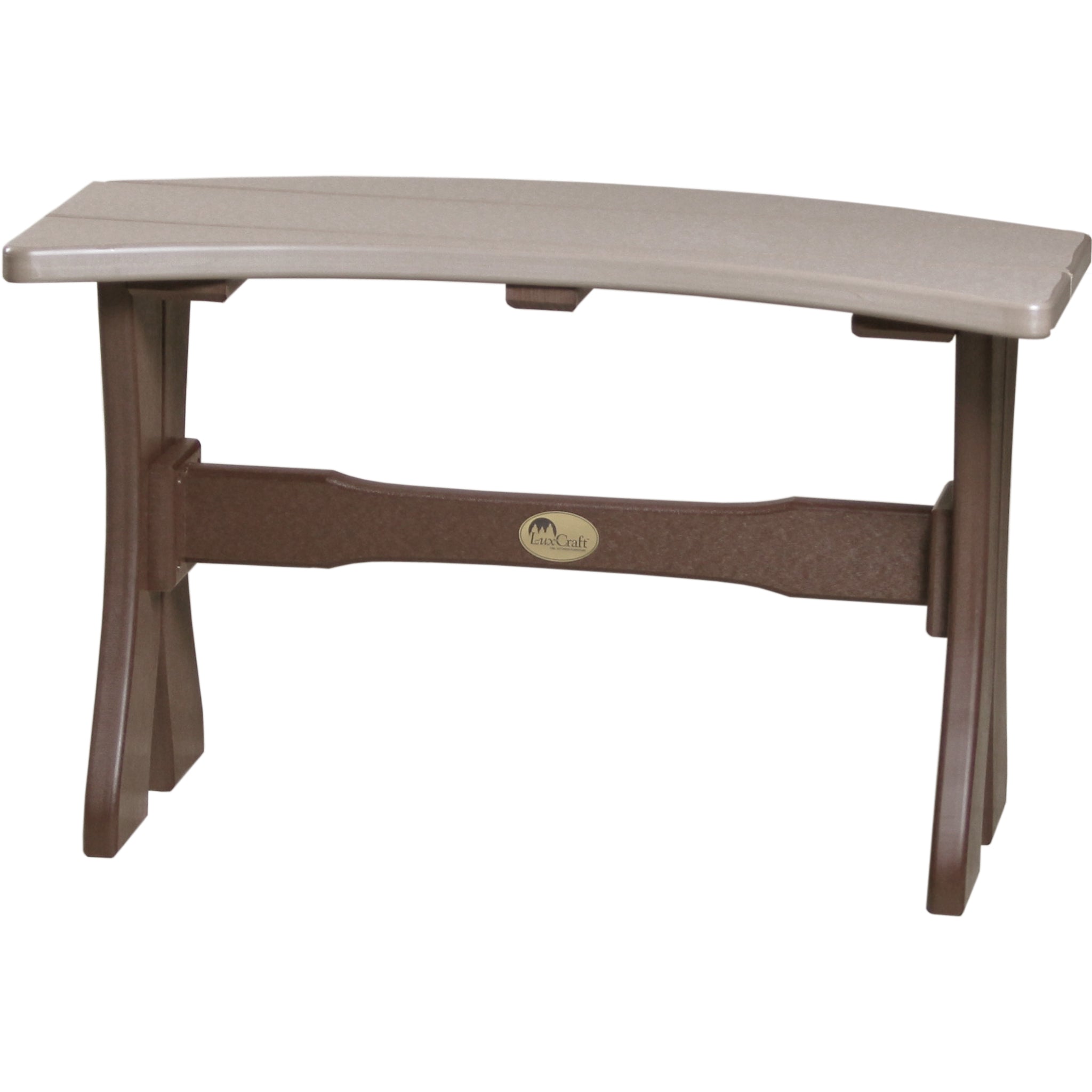 LuxCraft 28″ Table Bench – Outdoor Poly Patio Bench (P28TB)