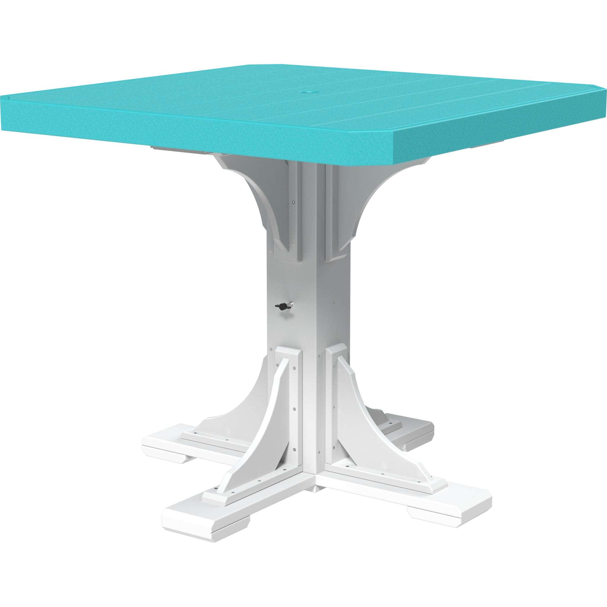 LuxCraft 41″ Square Table – Outdoor Poly Patio Counter Height Table (P41ST)