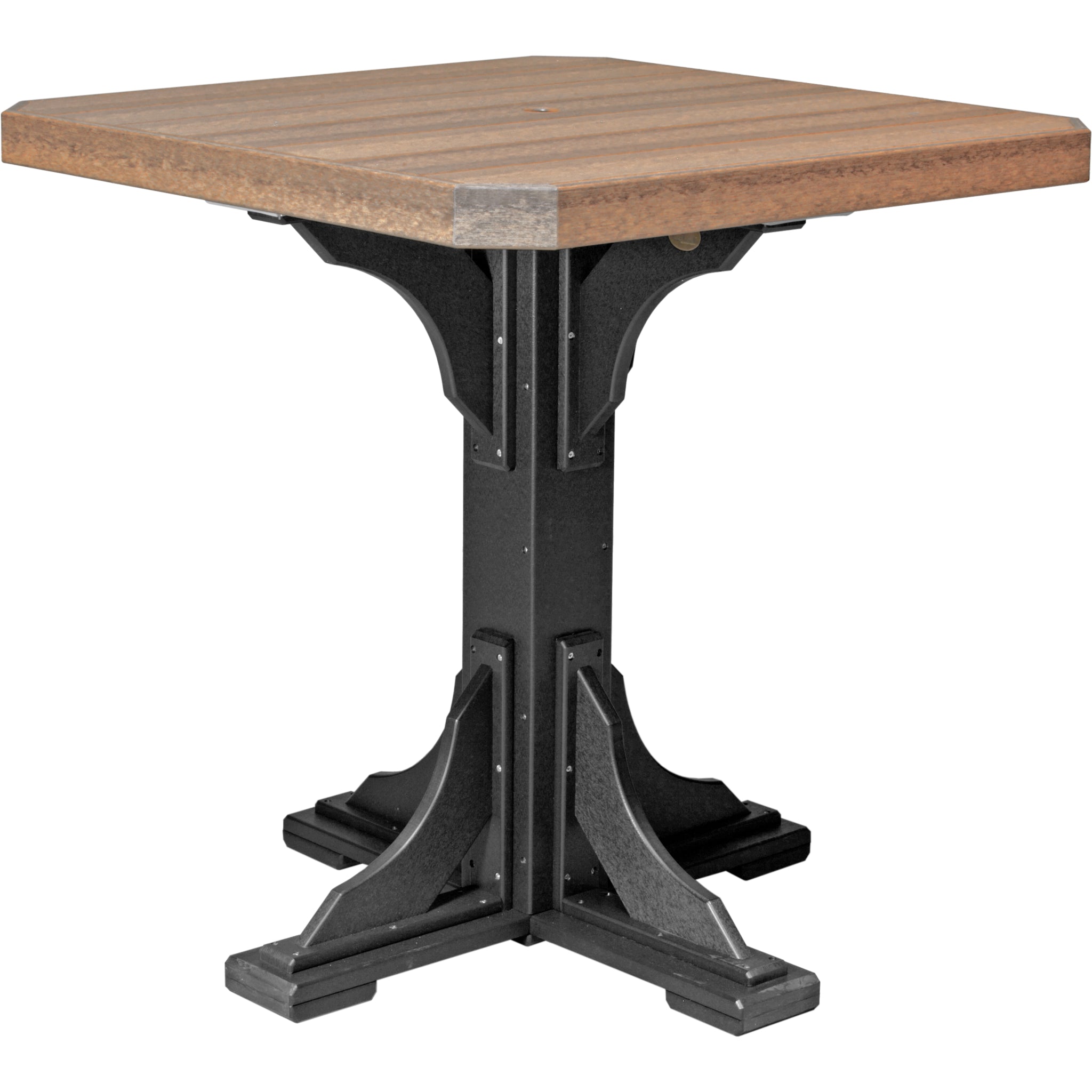 LuxCraft 41″ Square Table – Outdoor Poly Patio Bar Table (P41ST)