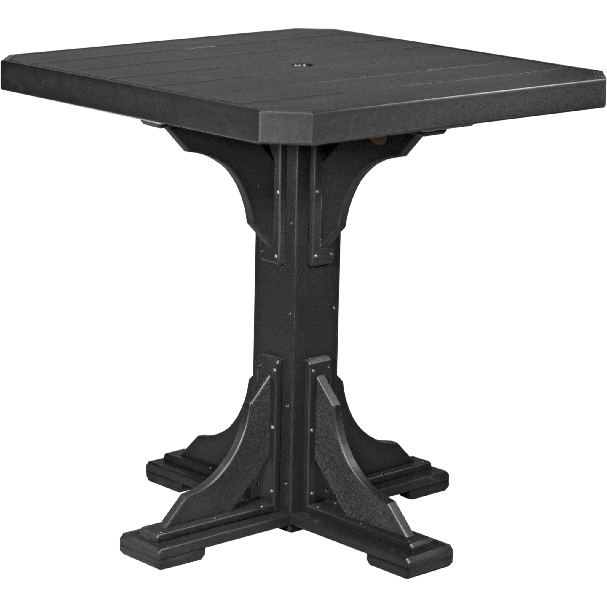 LuxCraft 41″ Square Table – Outdoor Poly Patio Bar Table (P41ST)