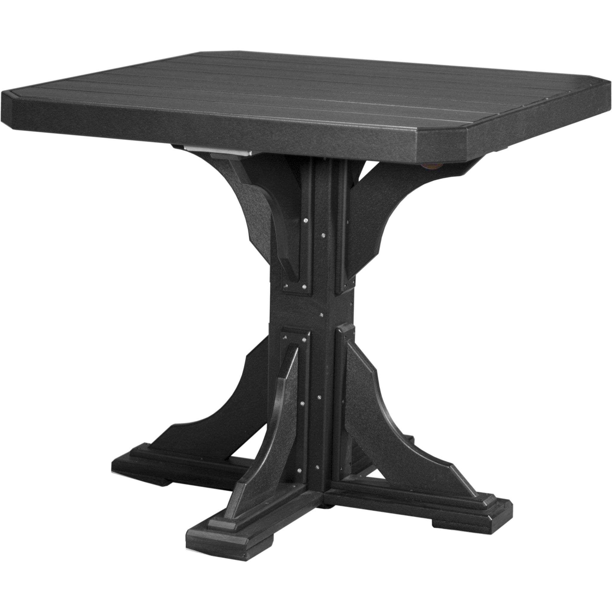 LuxCraft 41″ Square Table – Outdoor Poly Patio Counter Height Table (P41ST)