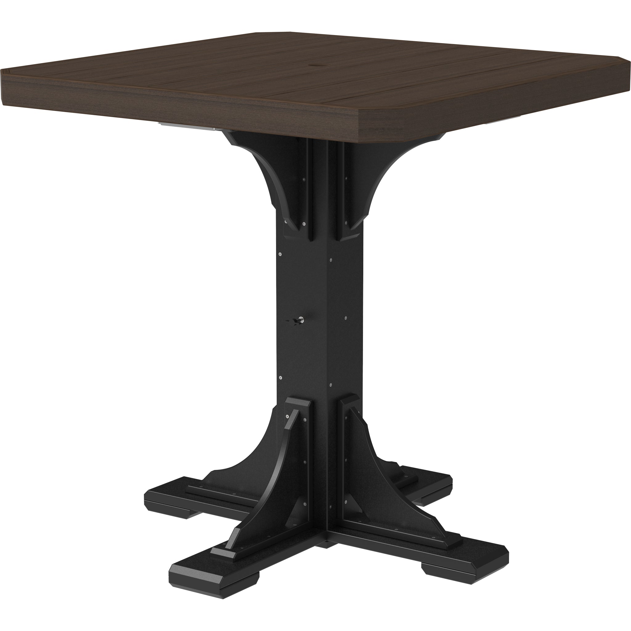 LuxCraft 41″ Square Table – Outdoor Poly Patio Bar Table (P41ST)