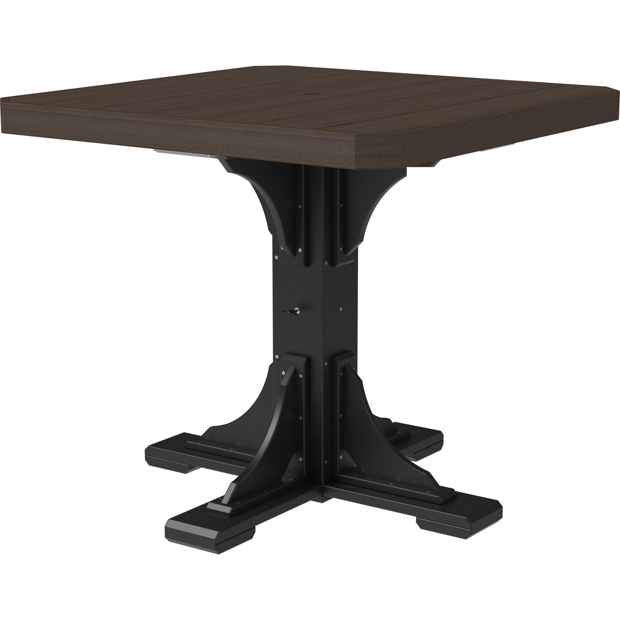 LuxCraft 41″ Square Table – Outdoor Poly Patio Counter Height Table (P41ST)