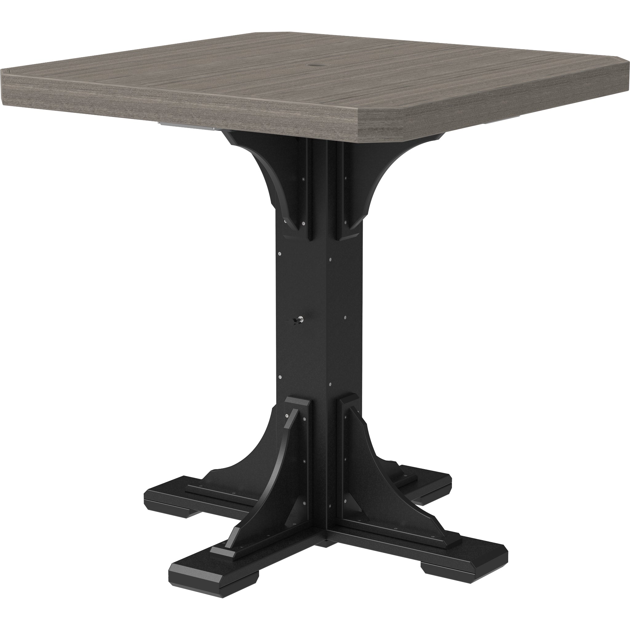 LuxCraft 41″ Square Table – Outdoor Poly Patio Bar Table (P41ST)