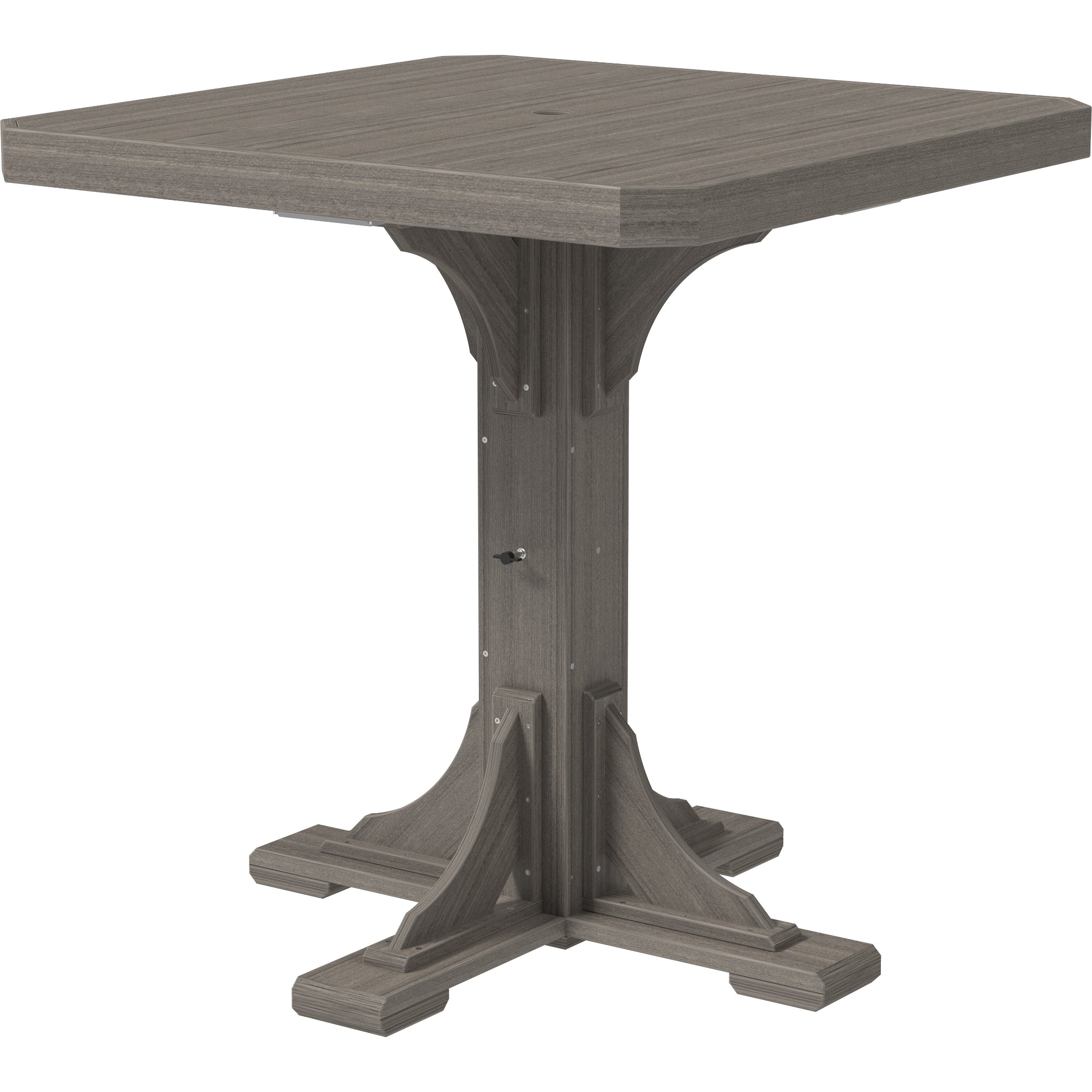 LuxCraft 41″ Square Table – Outdoor Poly Patio Bar Table (P41ST)