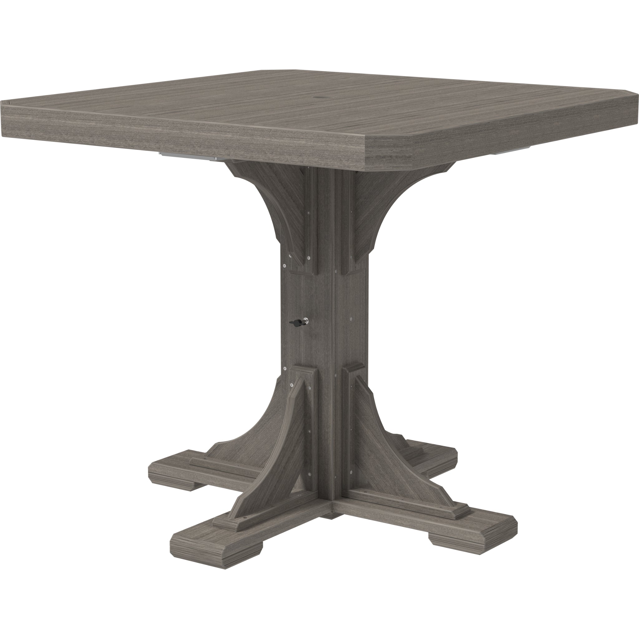 LuxCraft 41″ Square Table – Outdoor Poly Patio Counter Height Table (P41ST)