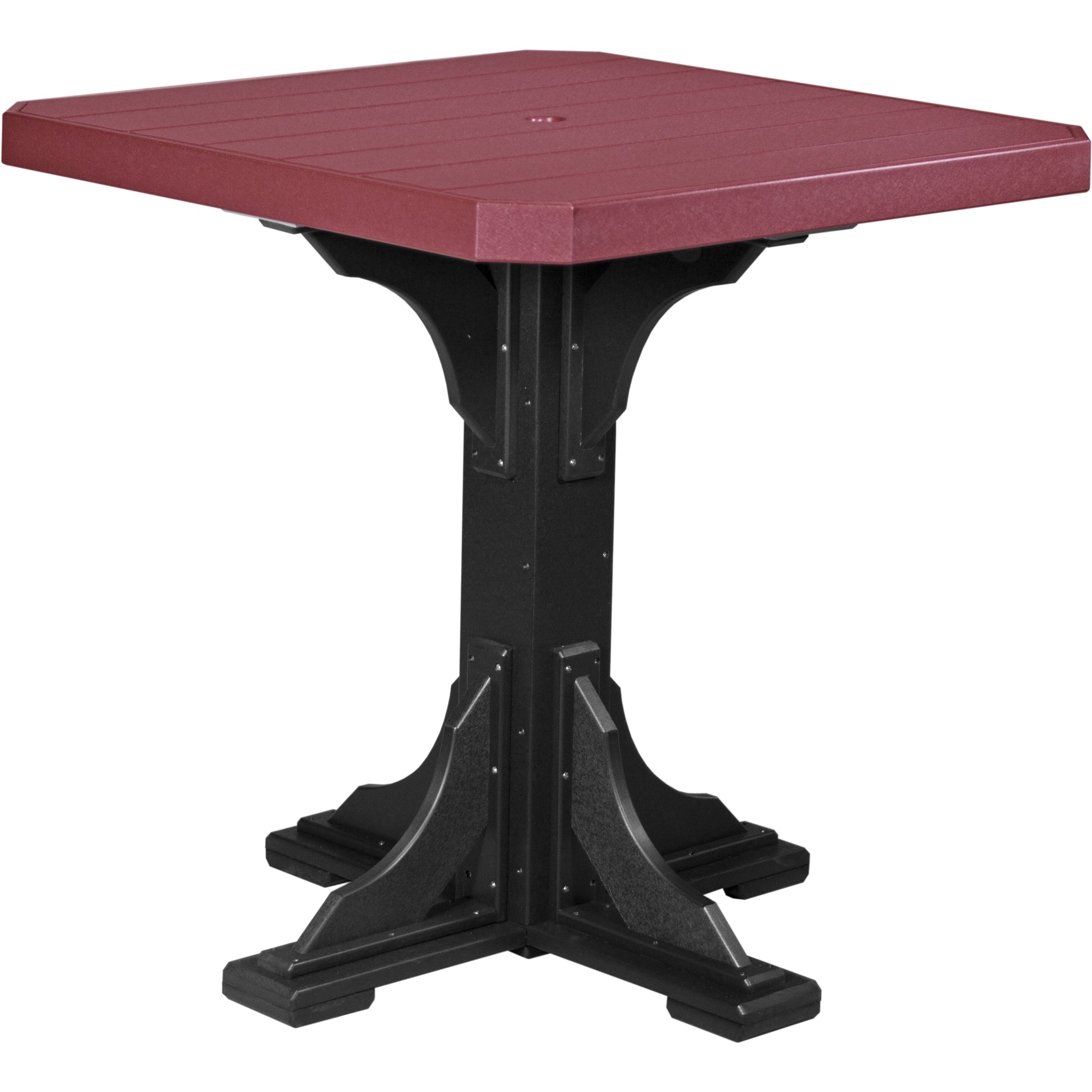 LuxCraft 41″ Square Table – Outdoor Poly Patio Bar Table (P41ST)