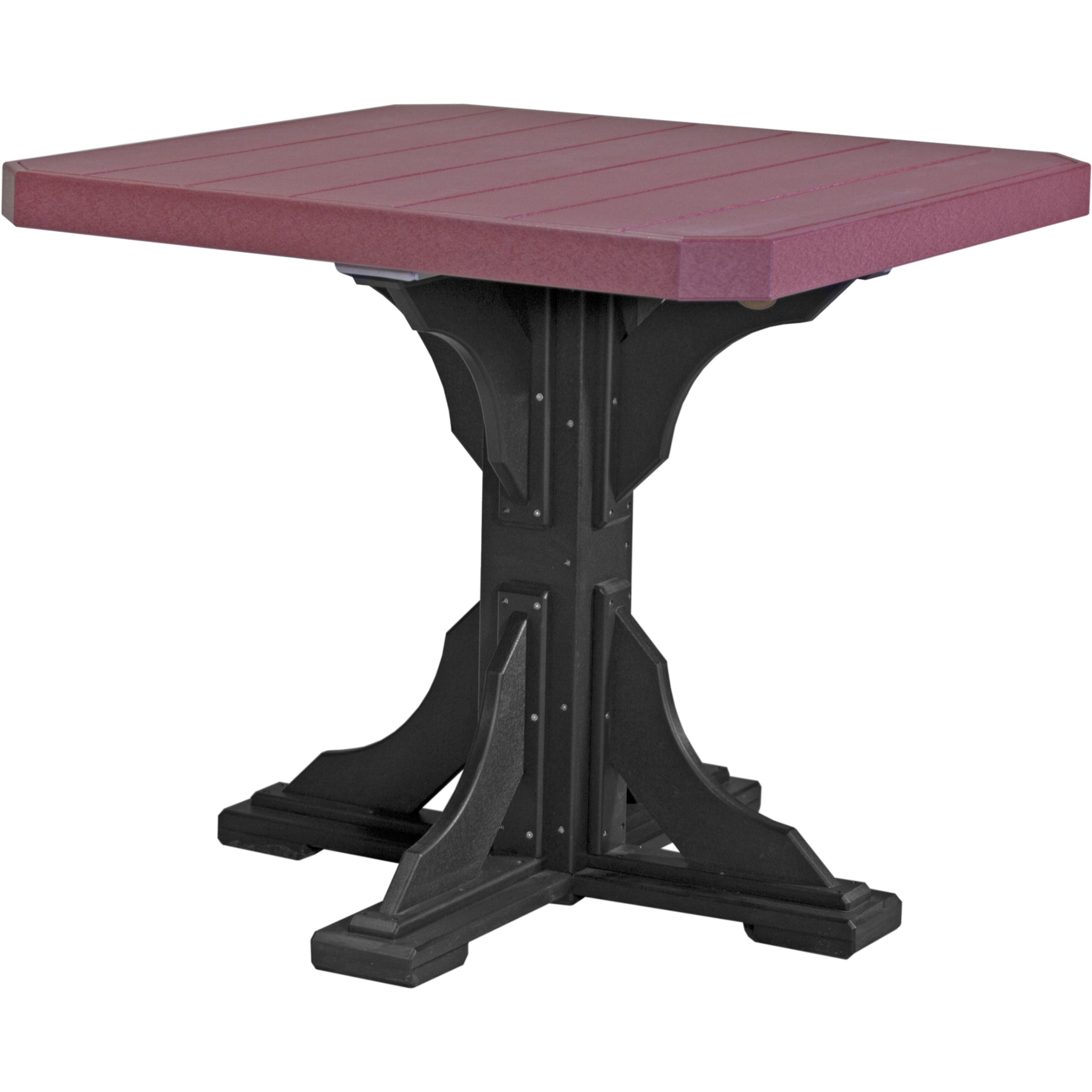 LuxCraft 41″ Square Table – Outdoor Poly Patio Counter Height Table (P41ST)
