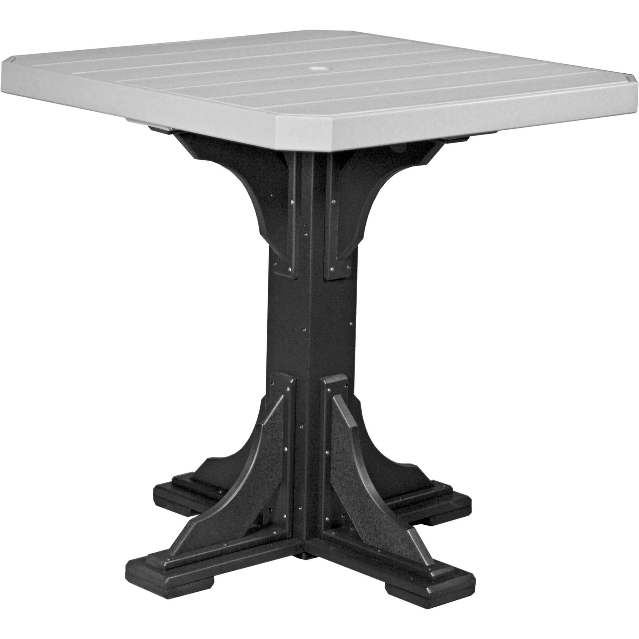 LuxCraft 41″ Square Table – Outdoor Poly Patio Bar Table (P41ST)