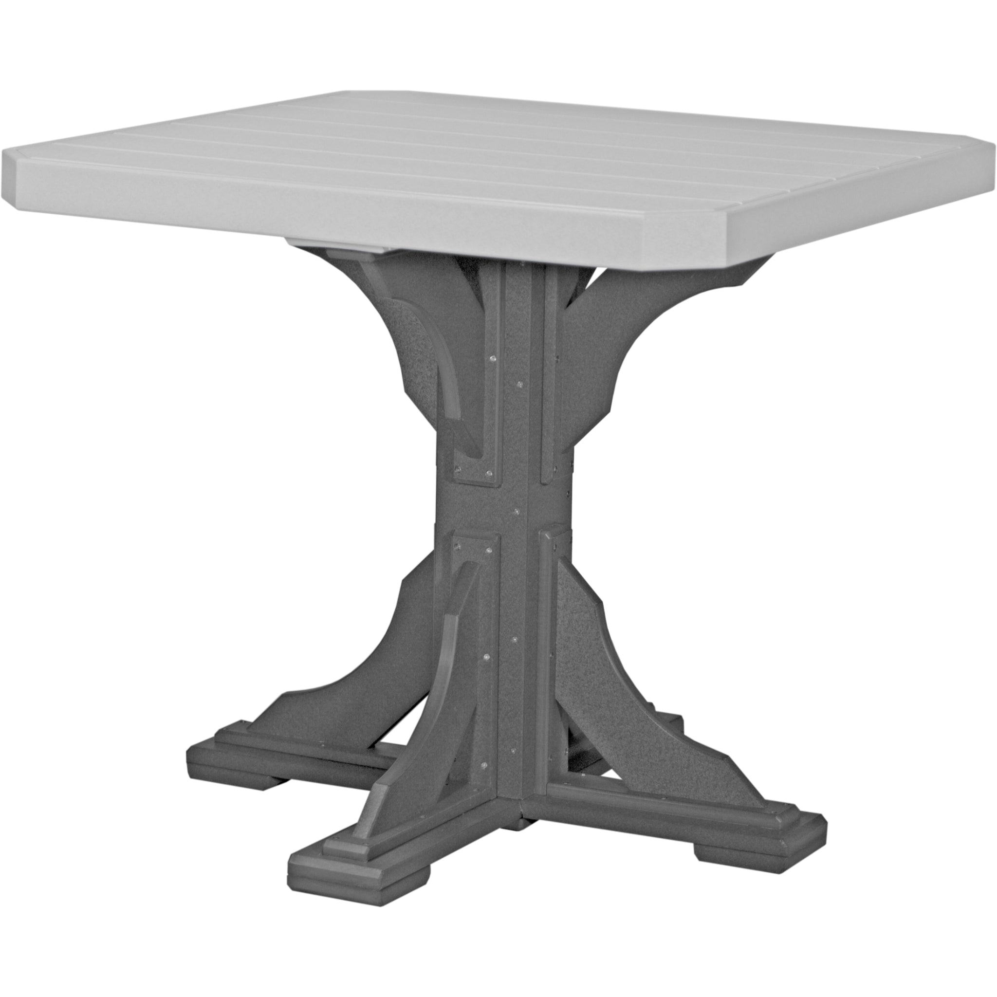 LuxCraft 41″ Square Table – Outdoor Poly Patio Counter Height Table (P41ST)