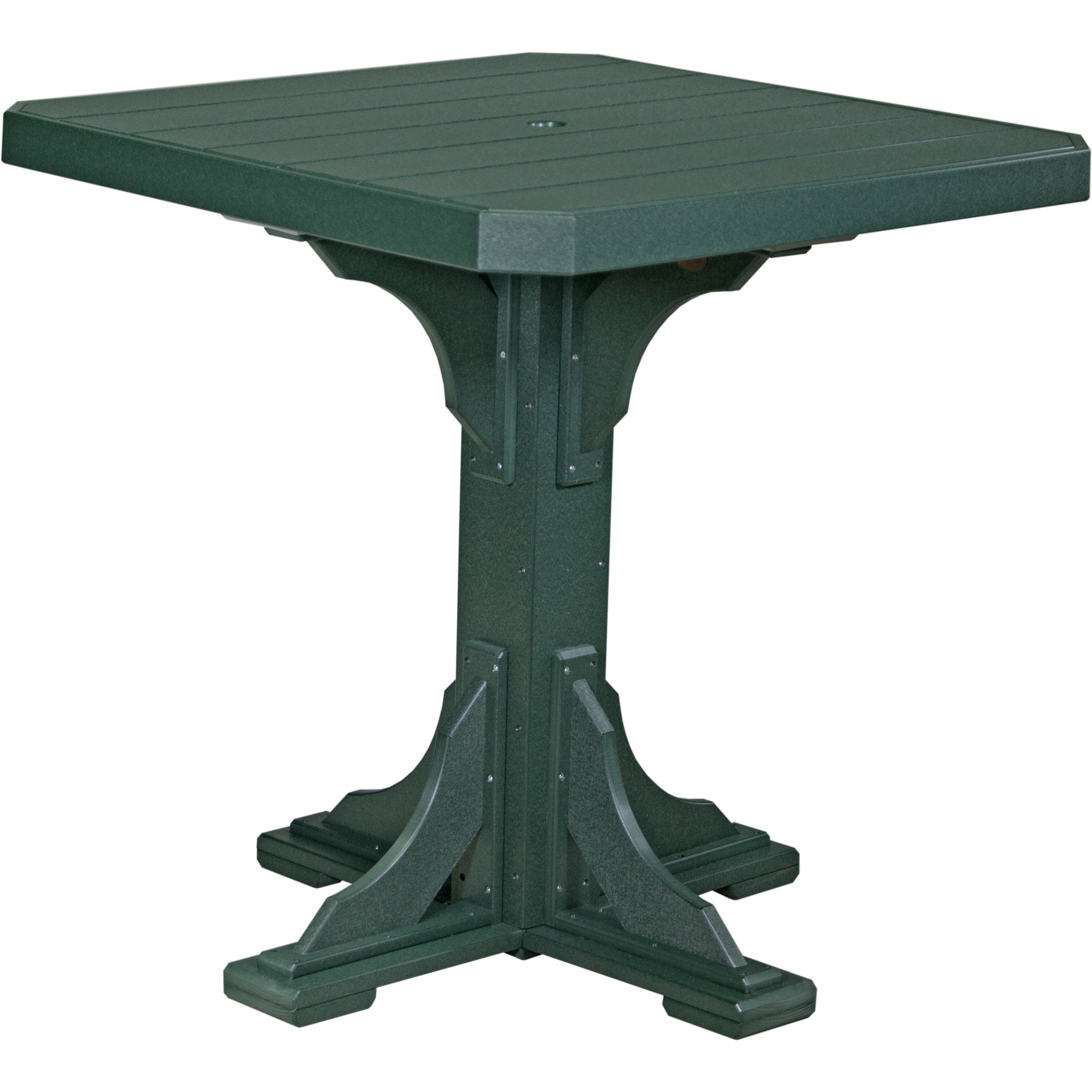 LuxCraft 41″ Square Table – Outdoor Poly Patio Bar Table (P41ST)