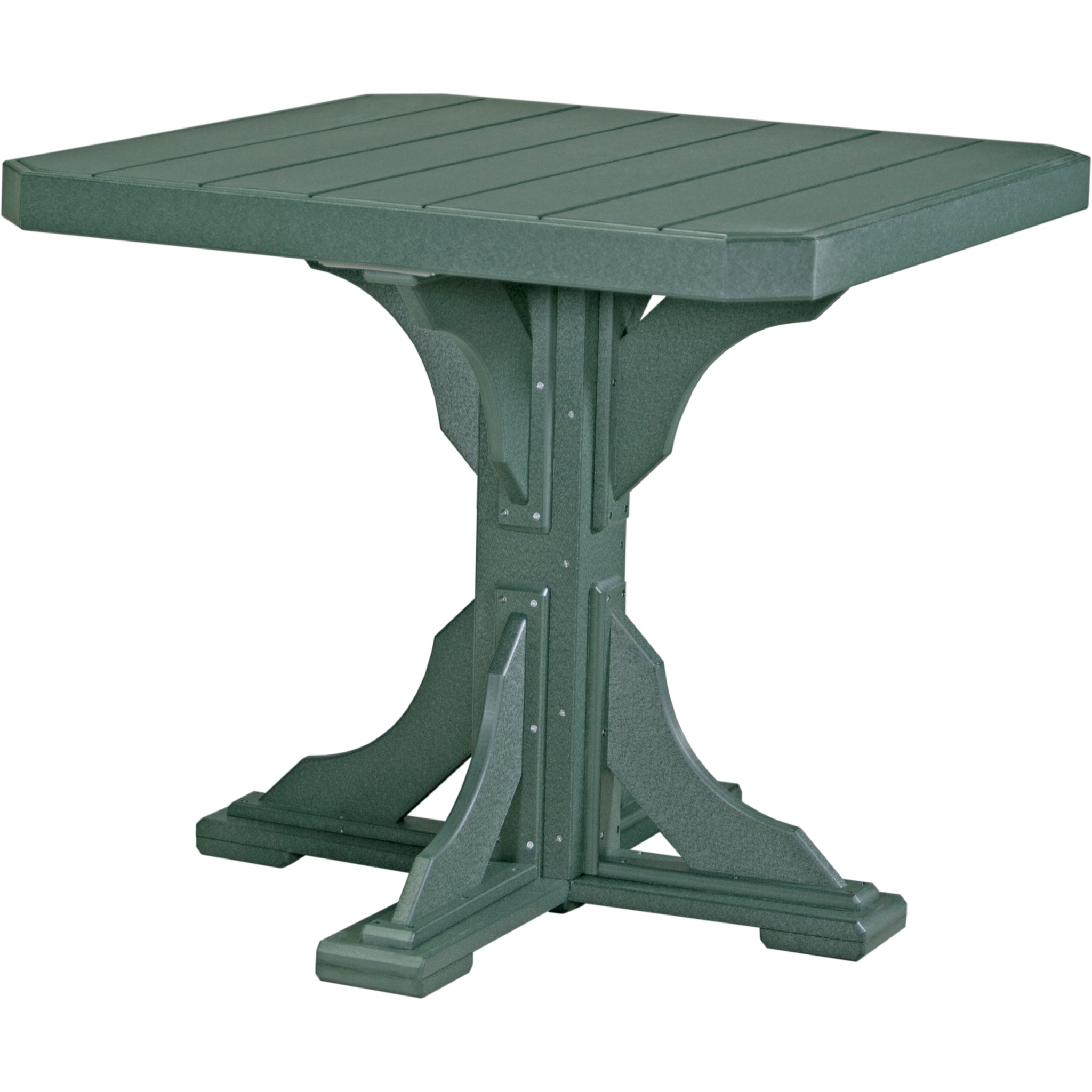 LuxCraft 41″ Square Table – Outdoor Poly Patio Counter Height Table (P41ST)