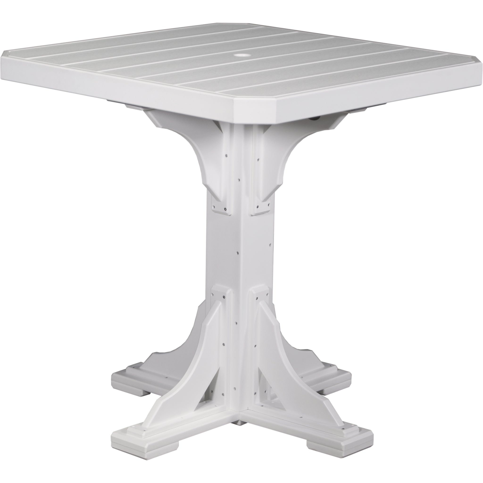 LuxCraft 41″ Square Table – Outdoor Poly Patio Bar Table (P41ST)