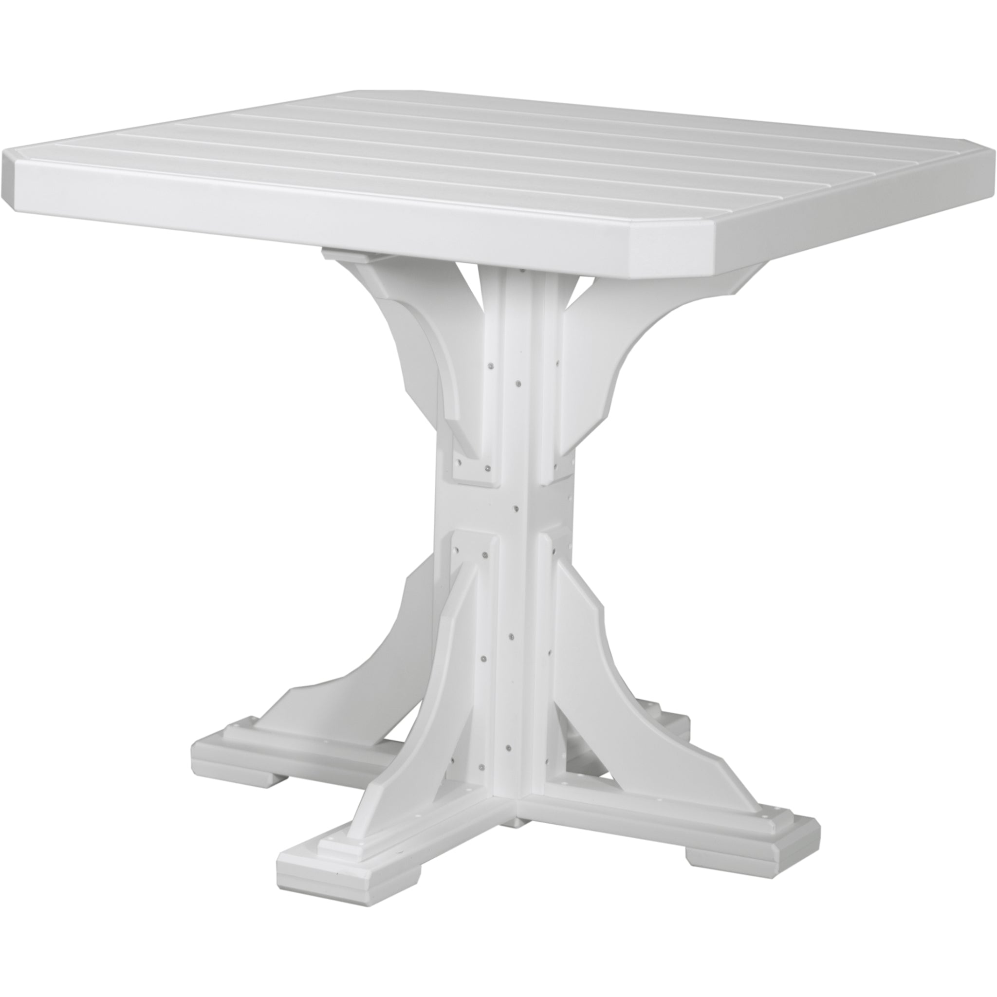 LuxCraft 41″ Square Table – Outdoor Poly Patio Counter Height Table (P41ST)