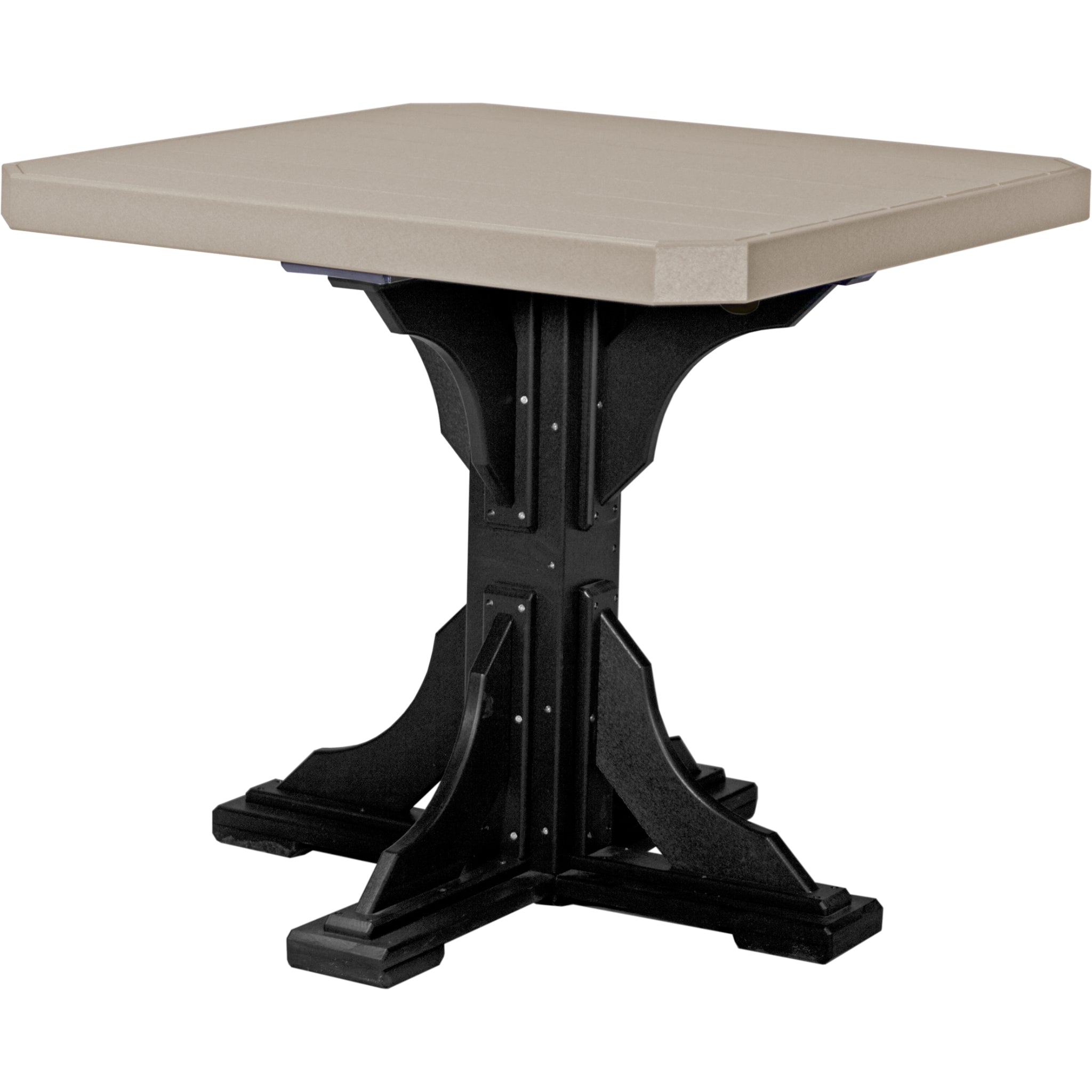LuxCraft 41″ Square Table – Outdoor Poly Patio Counter Height Table (P41ST)