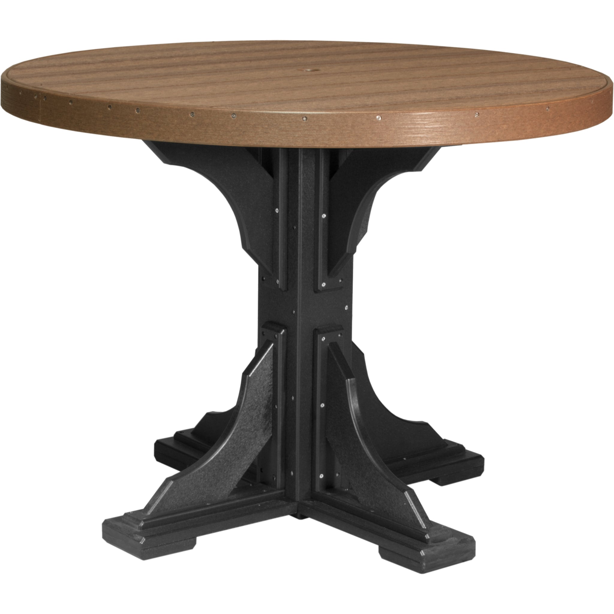 LuxCraft 4′ Round Table – Outdoor Poly Counter Height Table (P4RT)