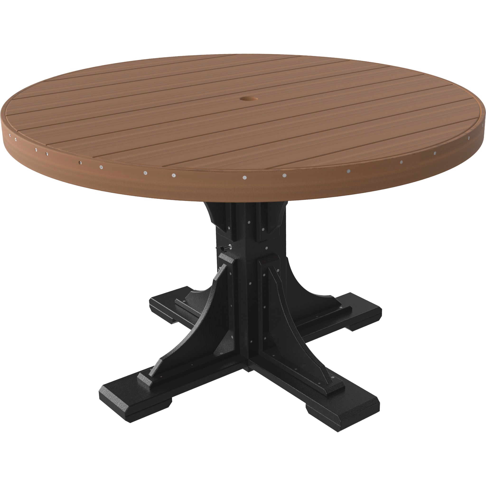 LuxCraft 4′ Round Table – Outdoor Poly Dining Table (P4RT)