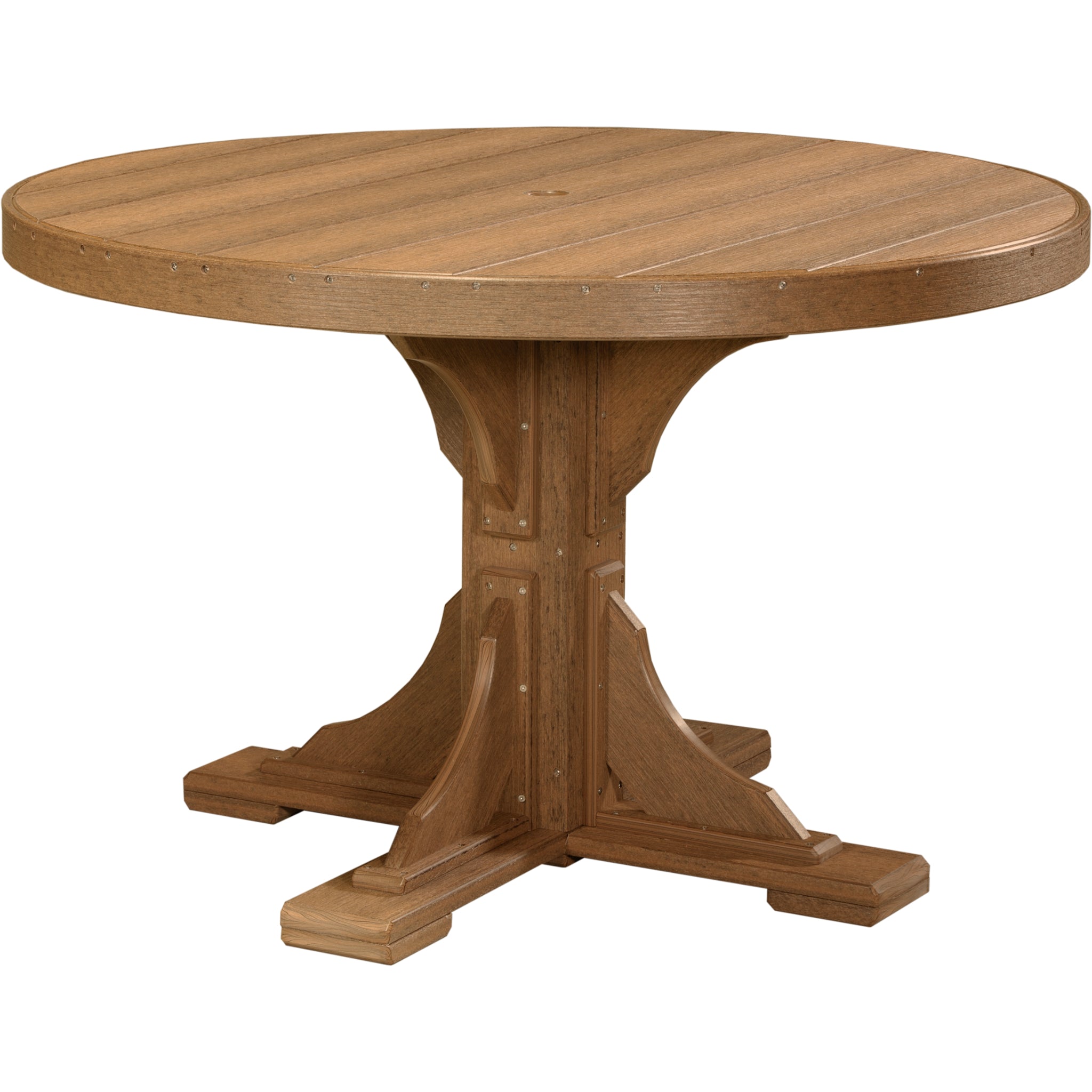 LuxCraft 4′ Round Table – Outdoor Poly Dining Table (P4RT)