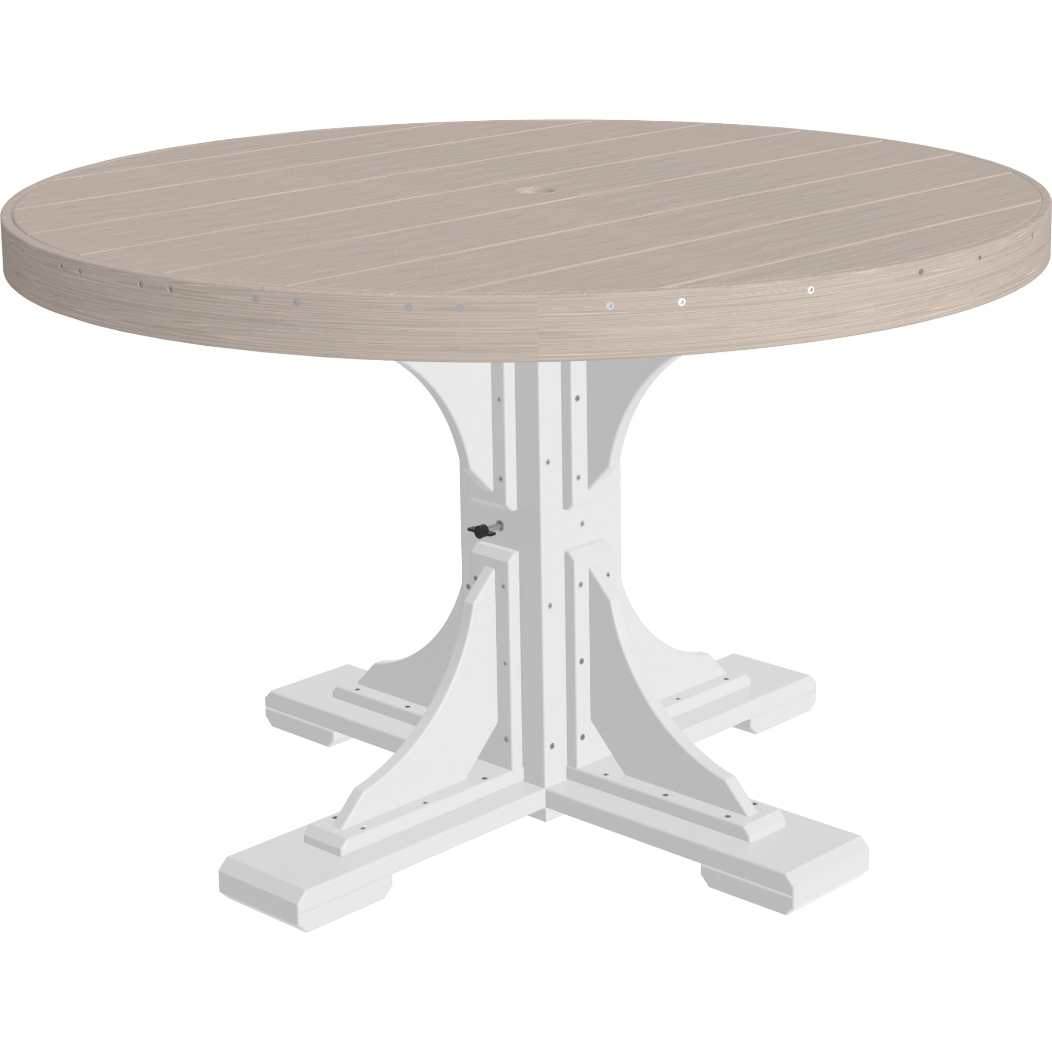 LuxCraft 4′ Round Table – Outdoor Poly Dining Table (P4RT)